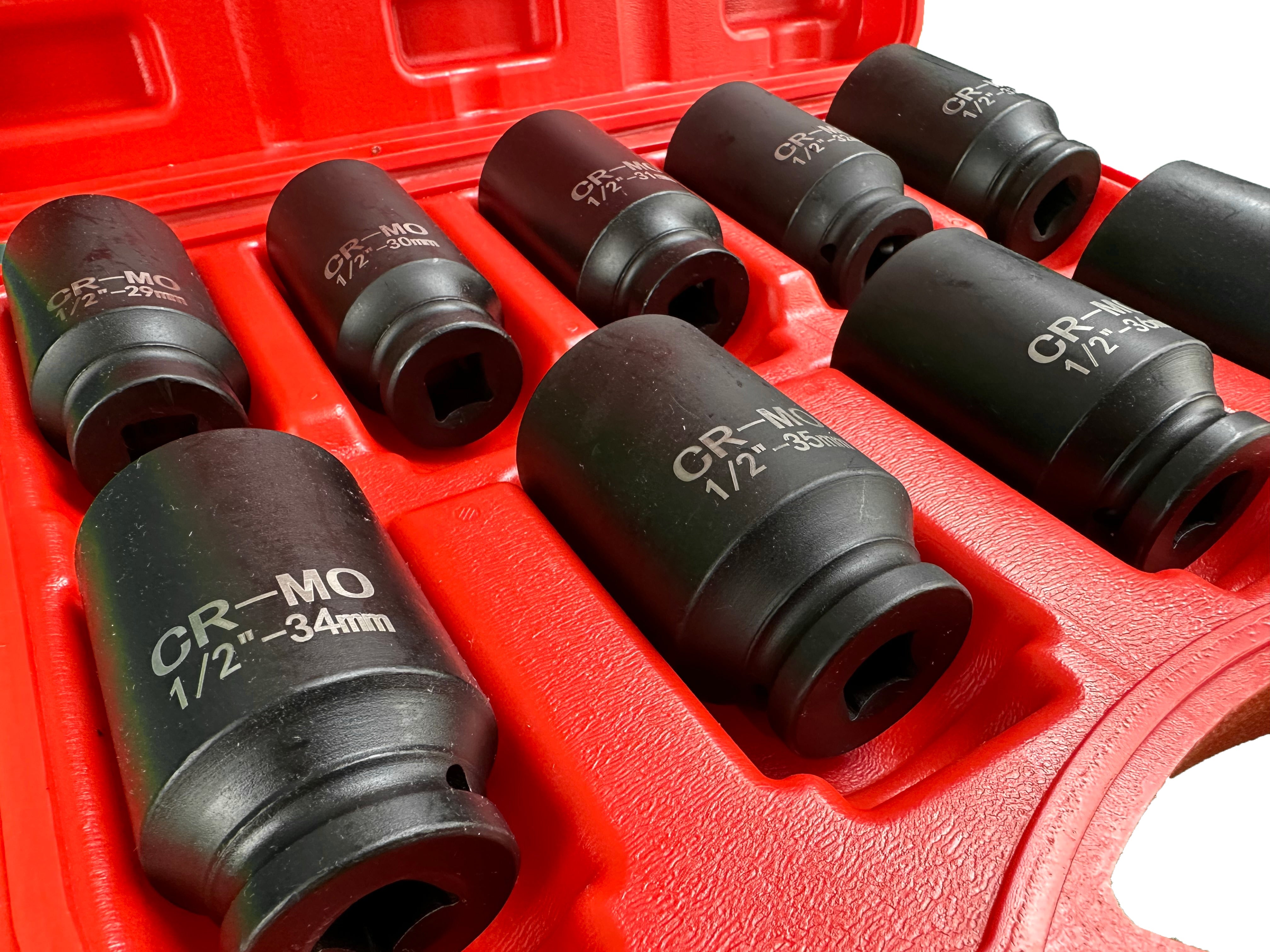 Комплект ударни вложки 1/2, 9 части 29-38 мм PSA VAG BMW CARTECH