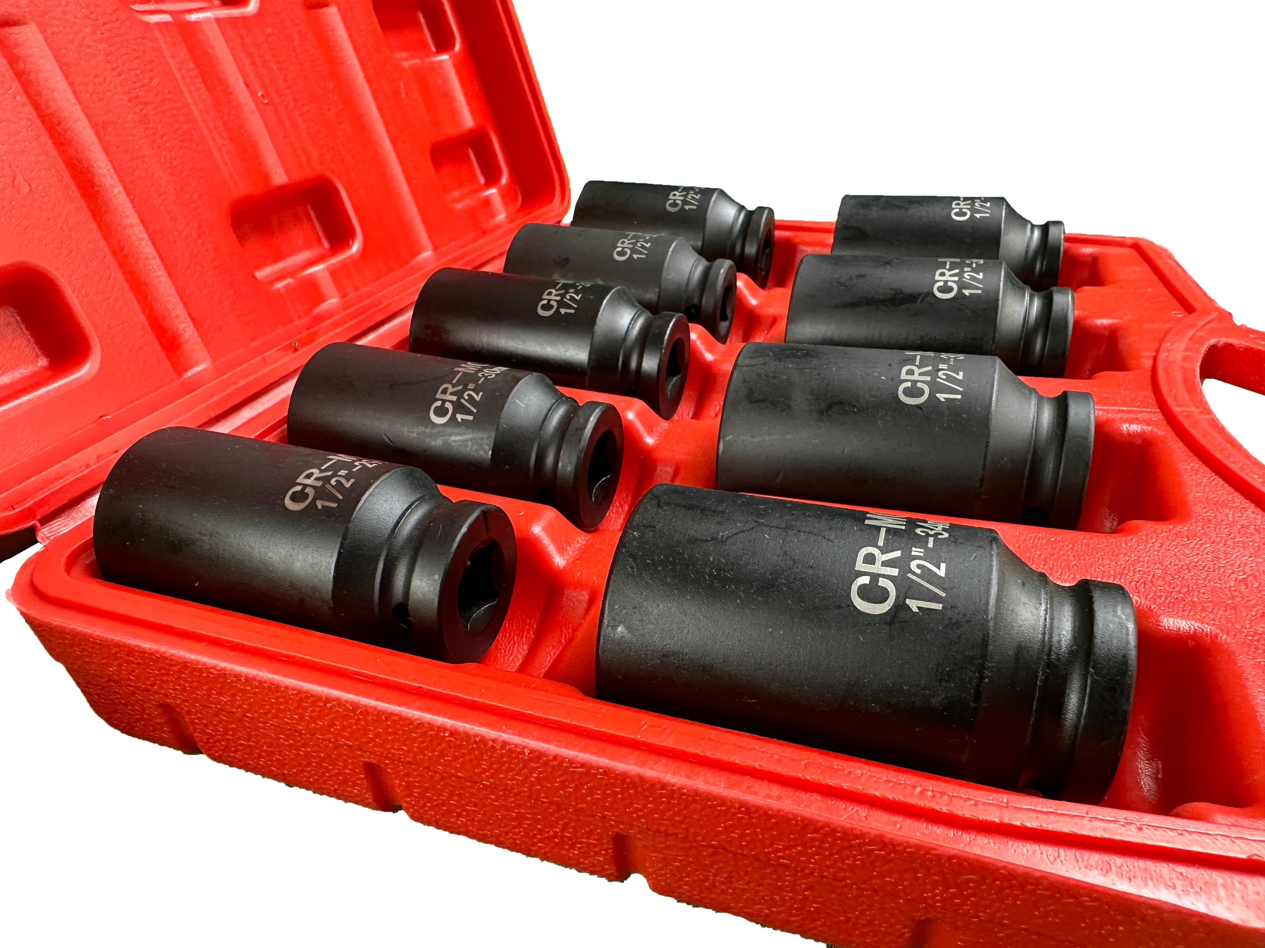 Комплект ударни вложки 1/2, 9 части 29-38 мм PSA VAG BMW CARTECH