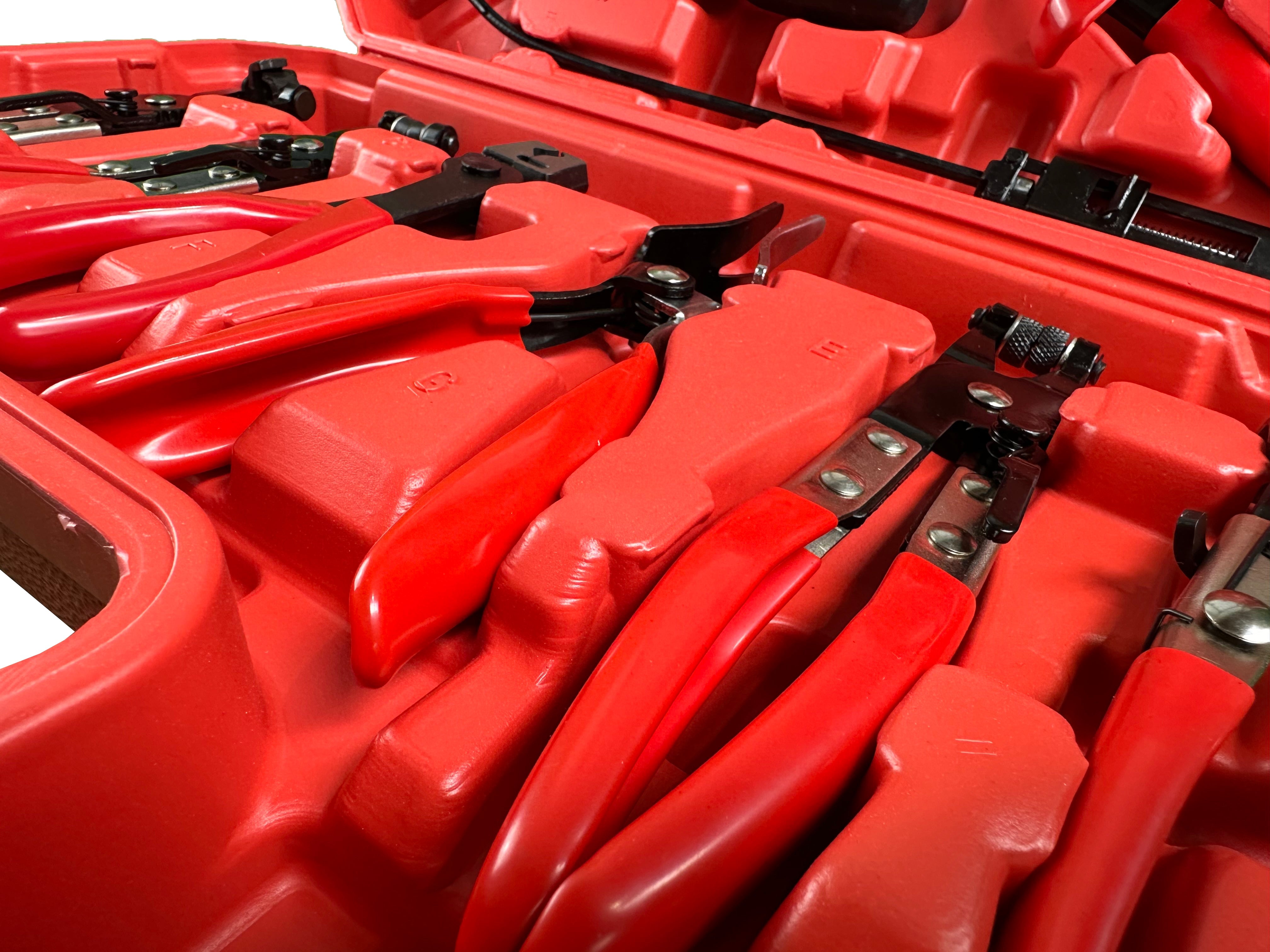 Комплект клещи за скоби водни съединения и маркучи, 9 бр. GEBO TOOLS