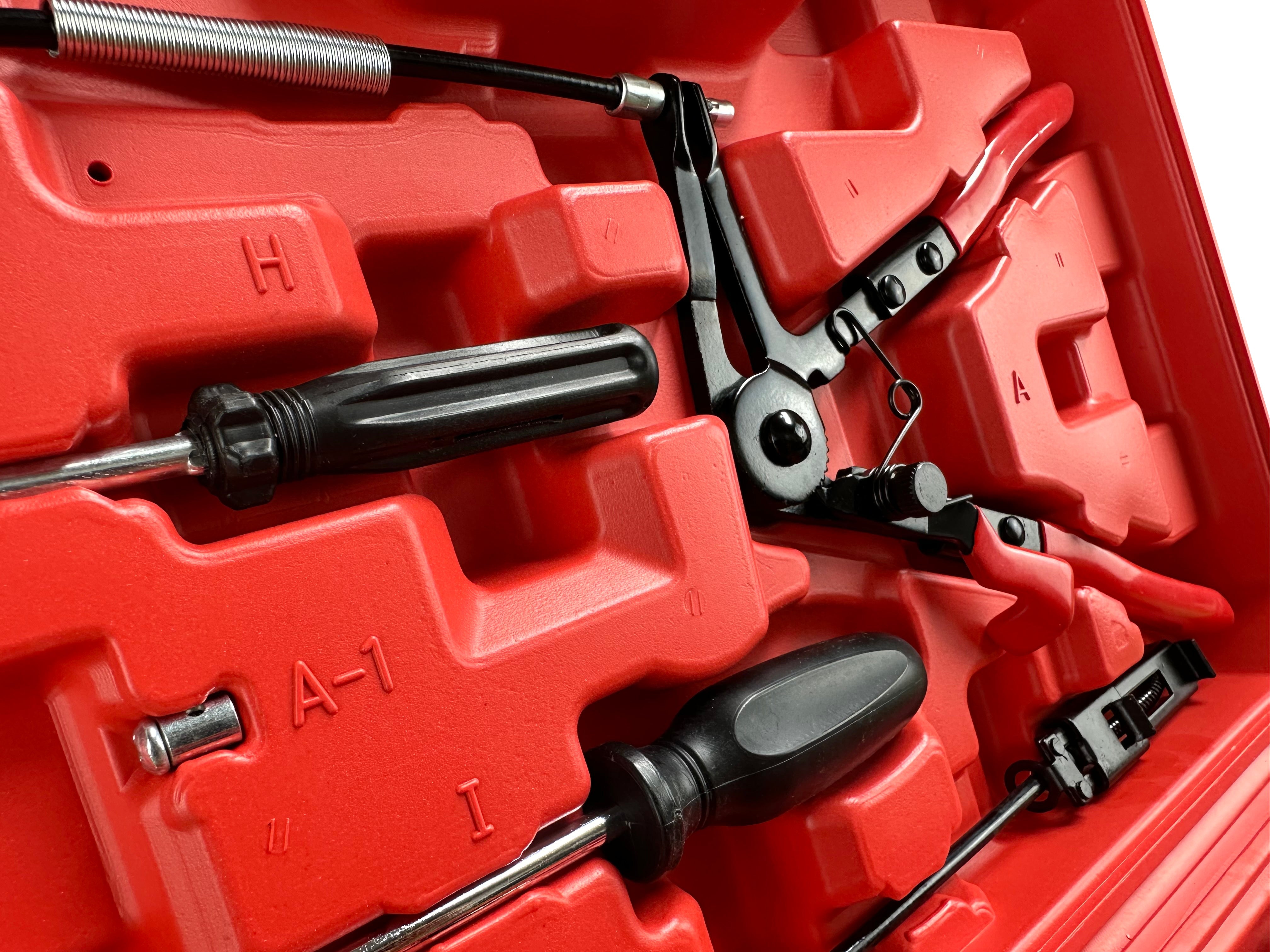 Комплект клещи за скоби водни съединения и маркучи, 9 бр. GEBO TOOLS