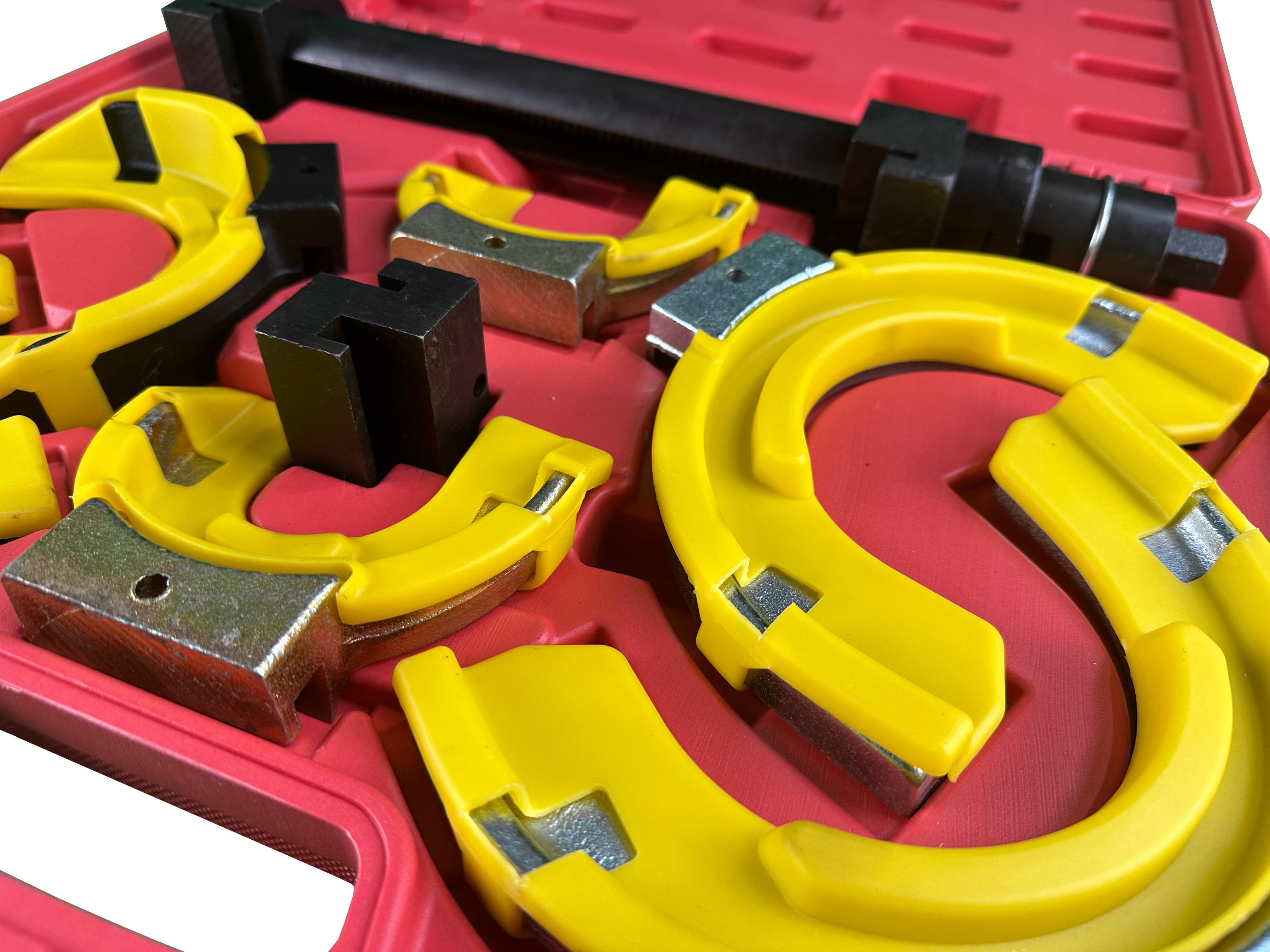 Преса за пружини за окачване на автомобили и камиони MC PHERSON със защита 80-265 мм 1 т CARTECH