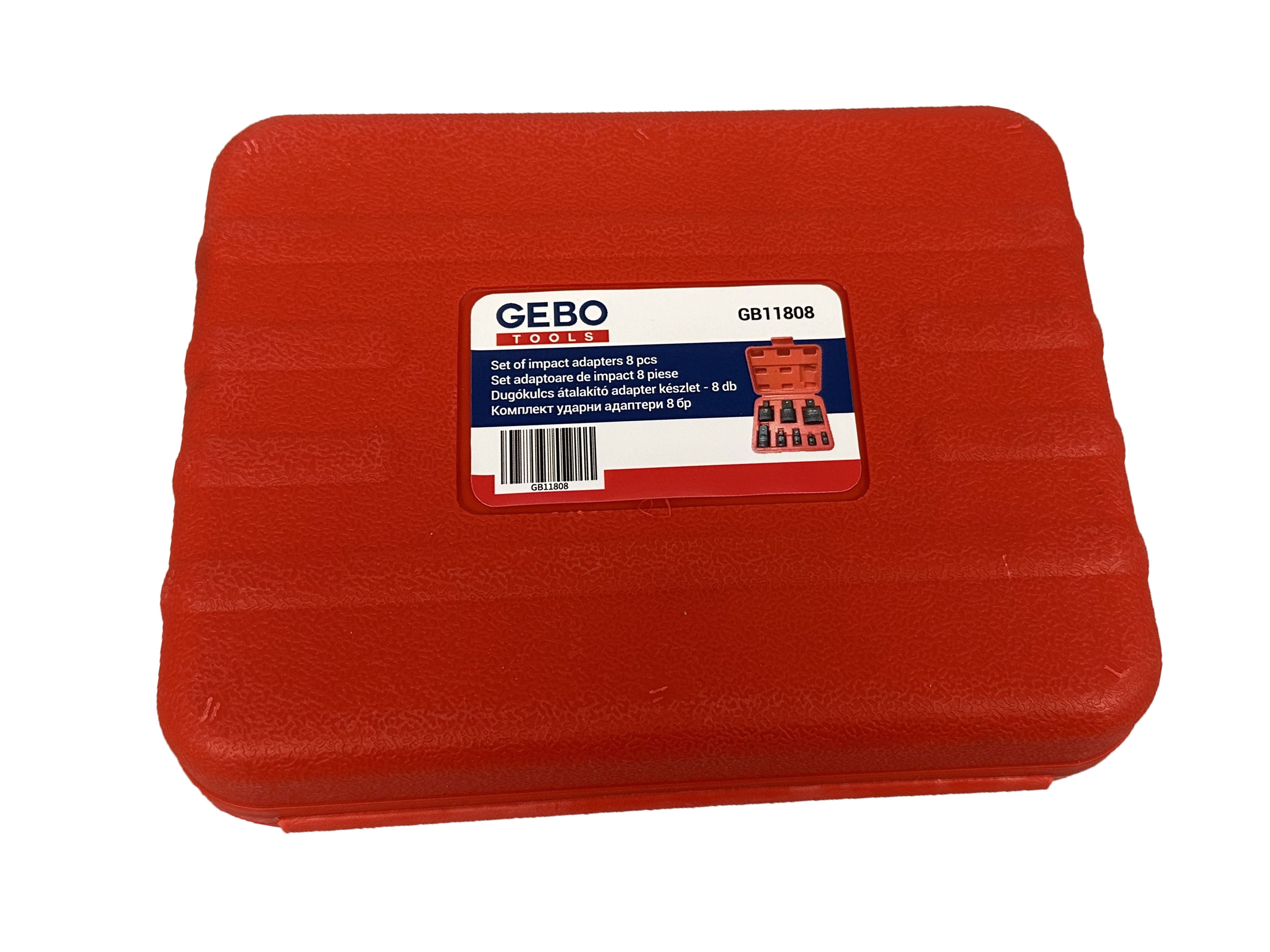 Комплект ударни адаптери 8 бр. GEBO TOOLS