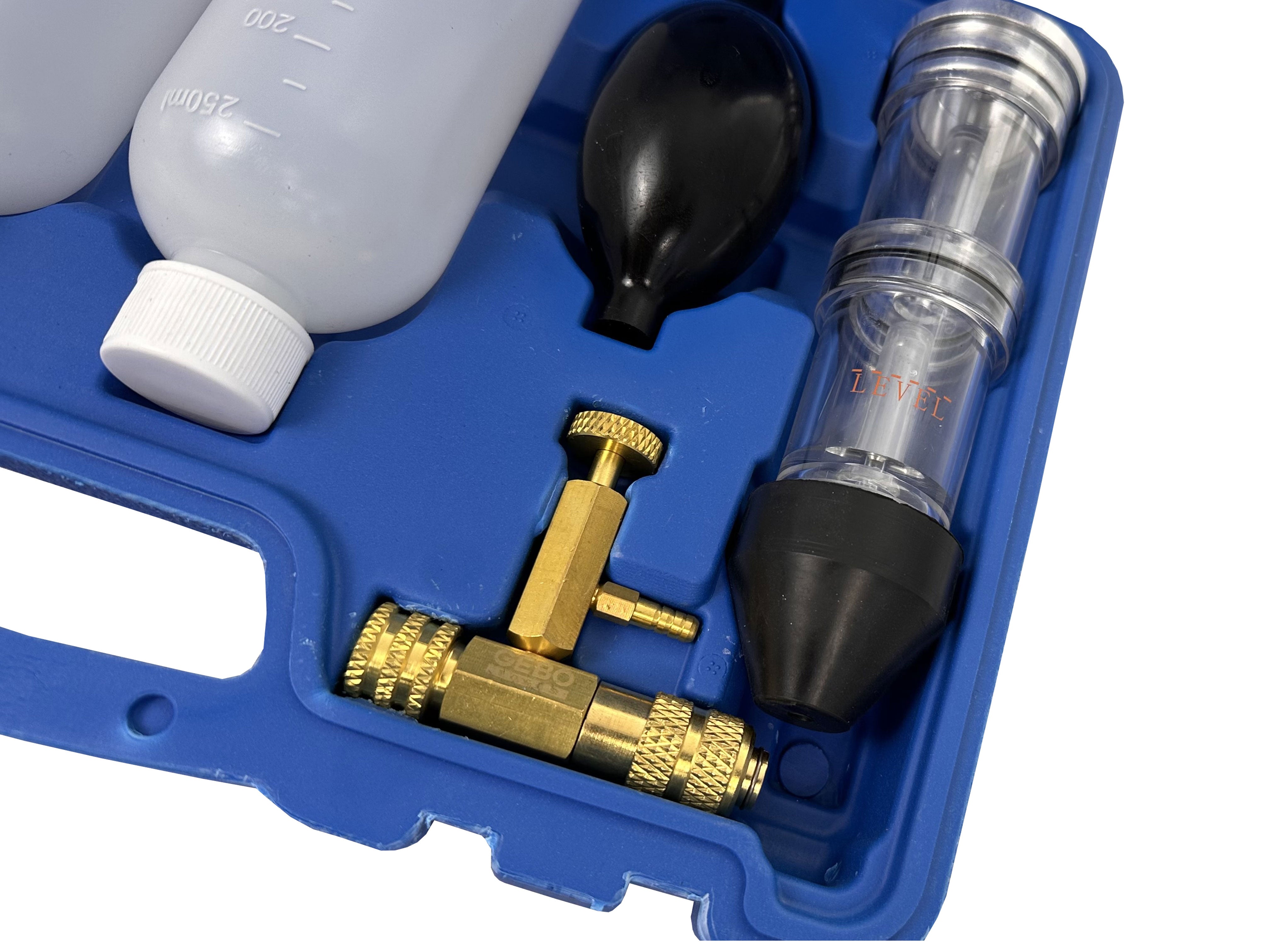 Тестер за уплътнението на главата на цилиндъра, с адептери GEBO TOOLS