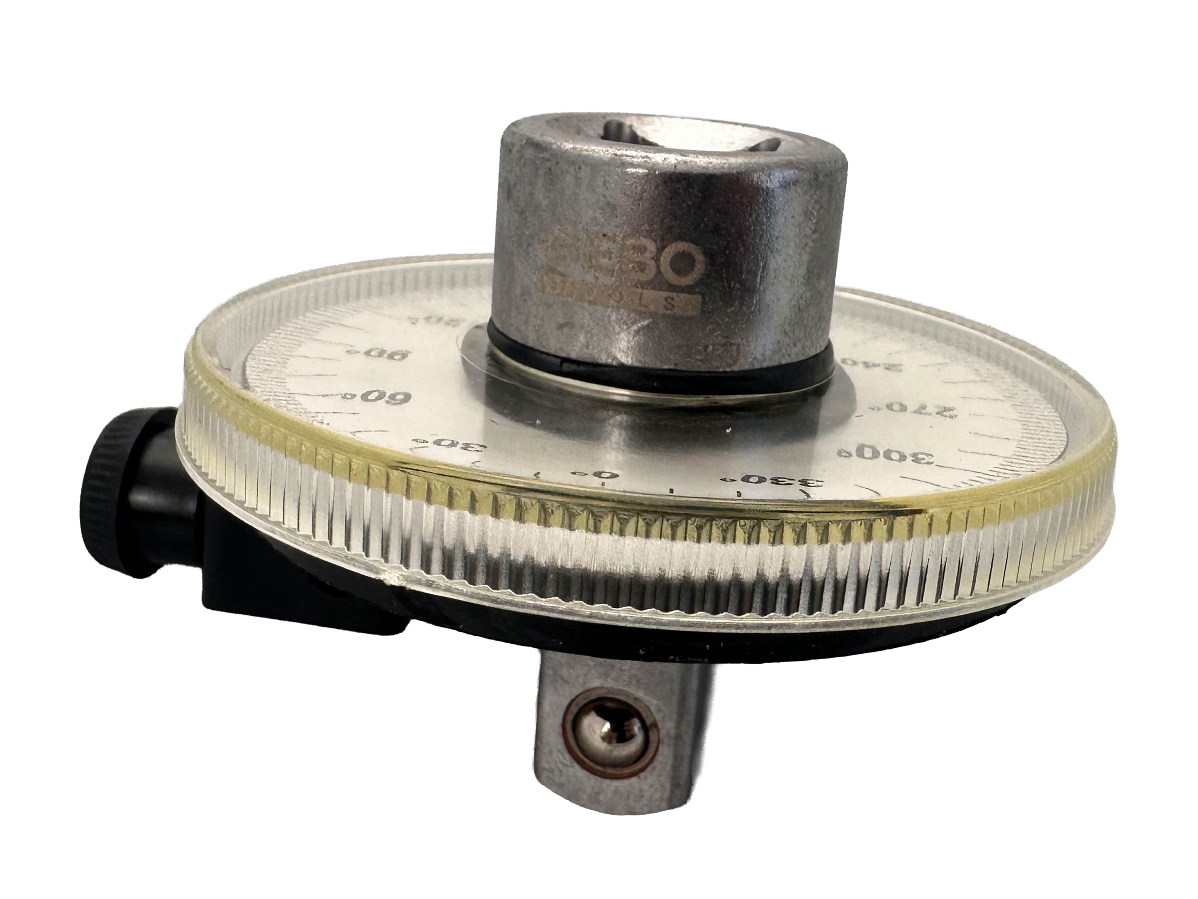 Ъгломер, гониометър и динамометричен ключ с градуирана скала 1/2 GEBO TOOLS