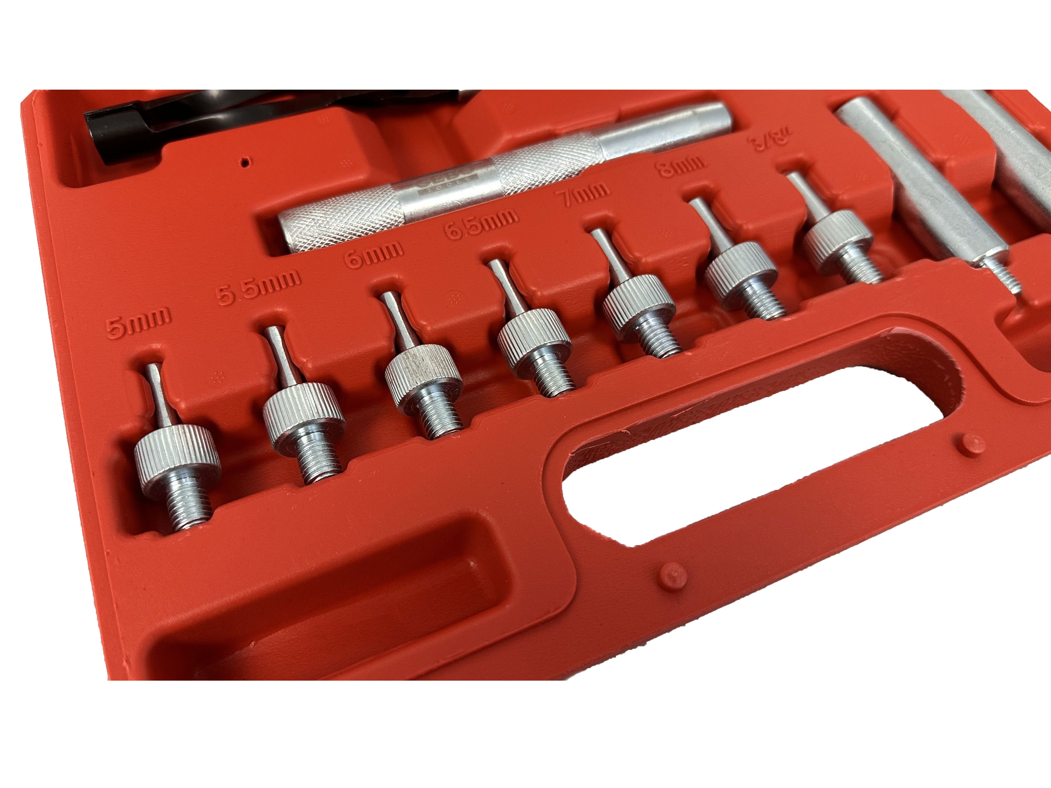 Комплект за монтаж и демонтаж на уплътнения на клапани 11 части GEBO TOOLS