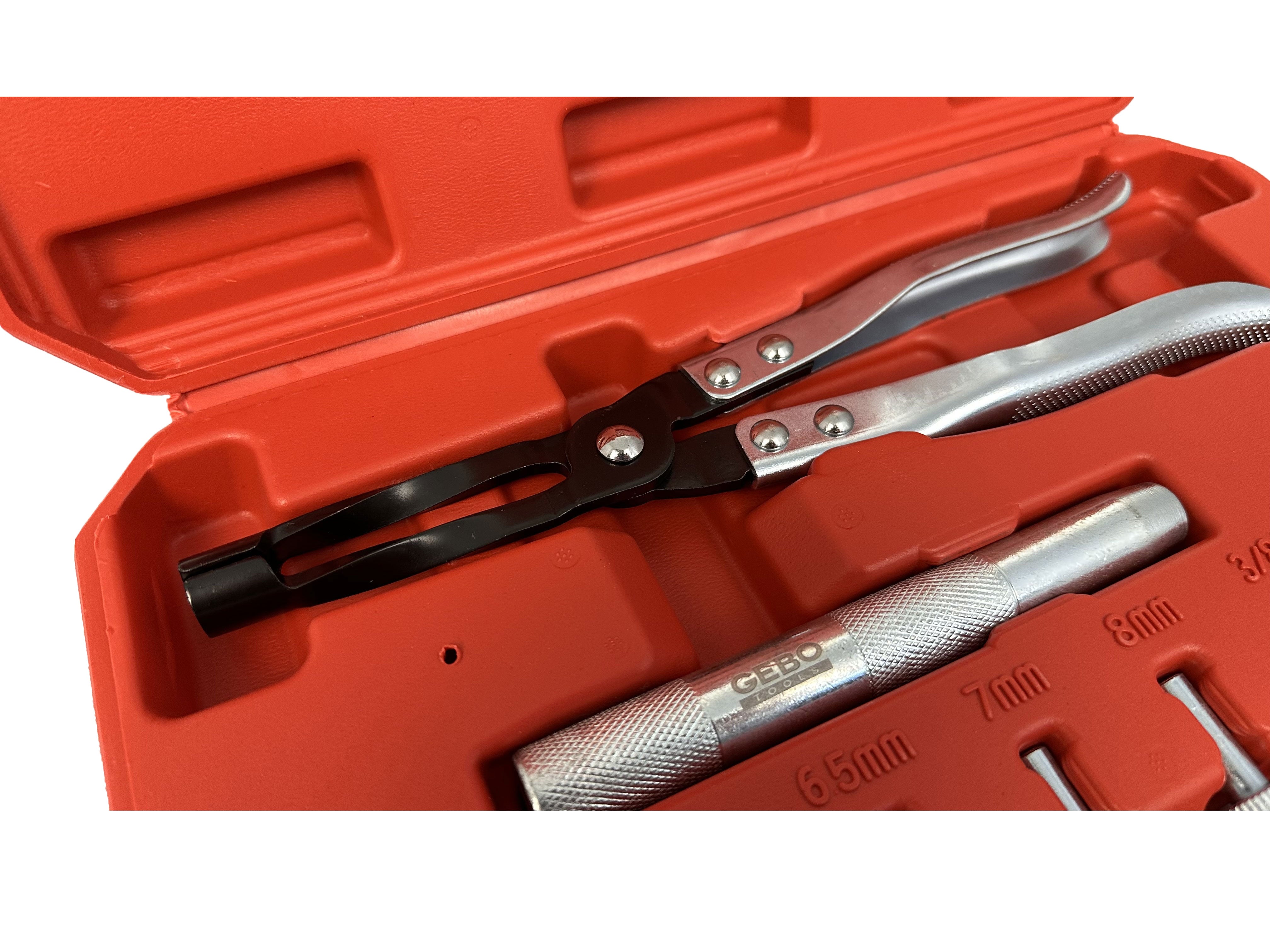 Комплект за монтаж и демонтаж на уплътнения на клапани 11 части GEBO TOOLS