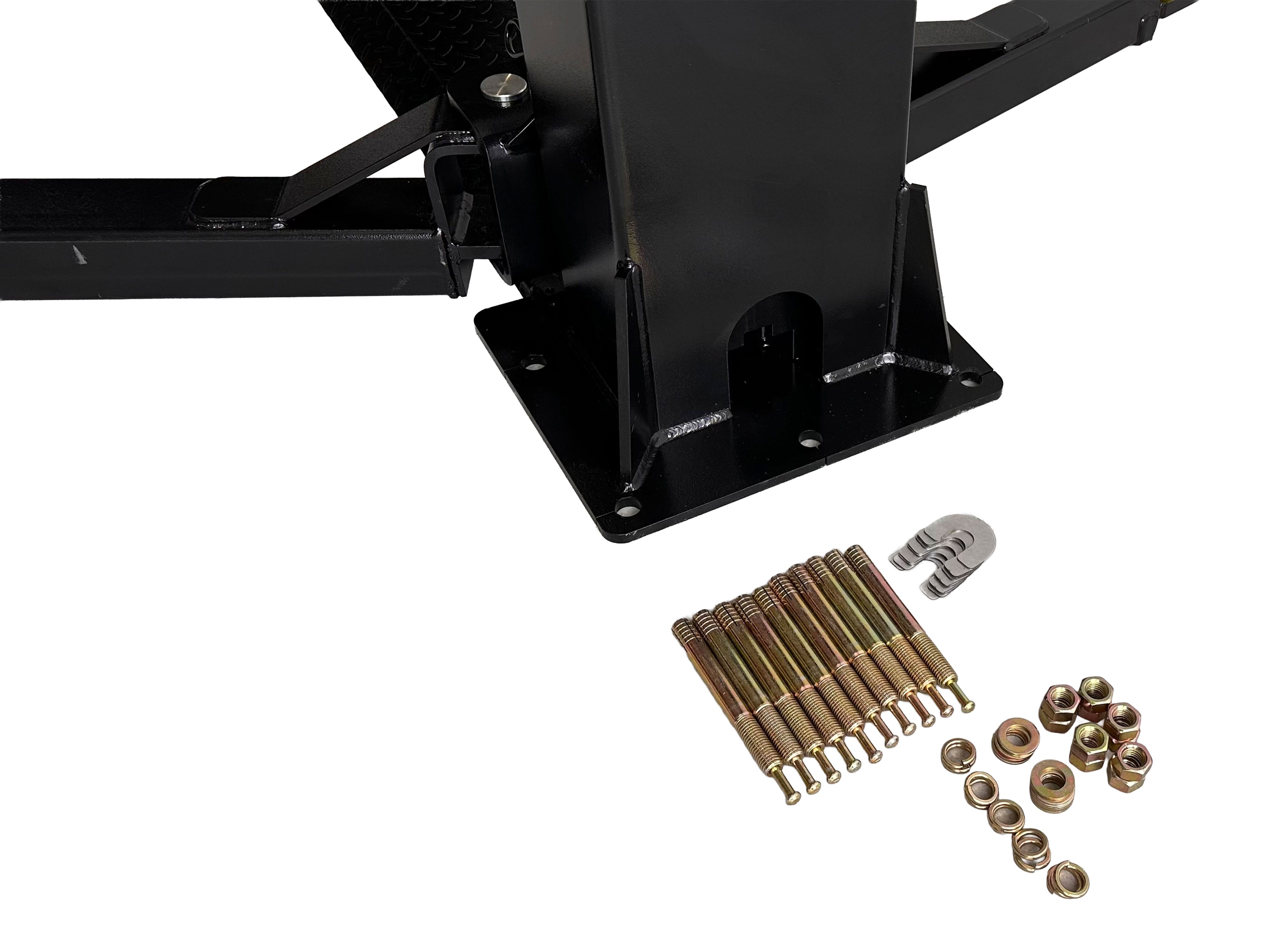 Двуколонен подемник 4 т с ръчно освобождаване, електрохидравличен 230V + безплатно масло