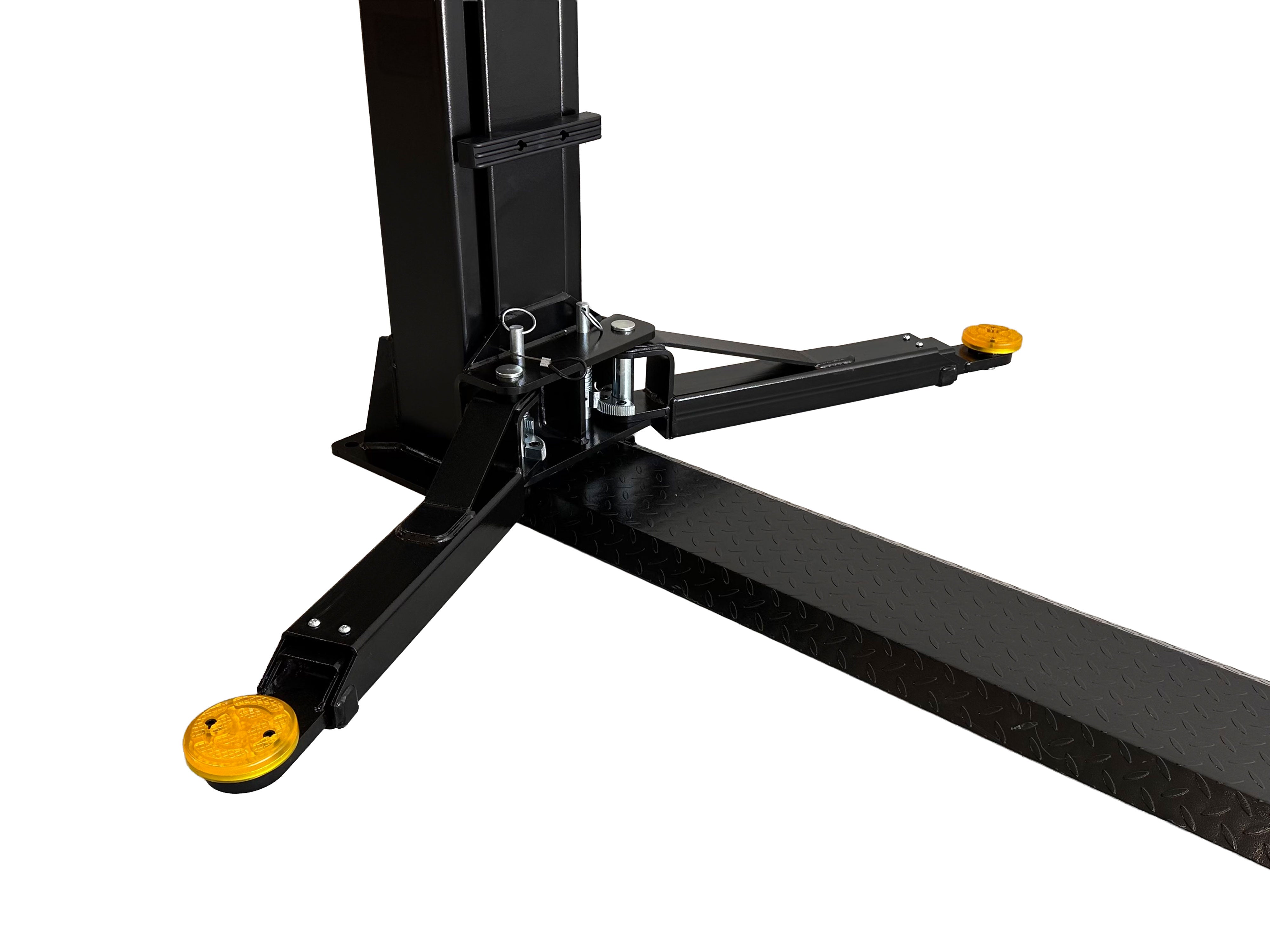 Двуколонен подемник 4 т с ръчно освобождаване, електрохидравличен 230V + безплатно масло