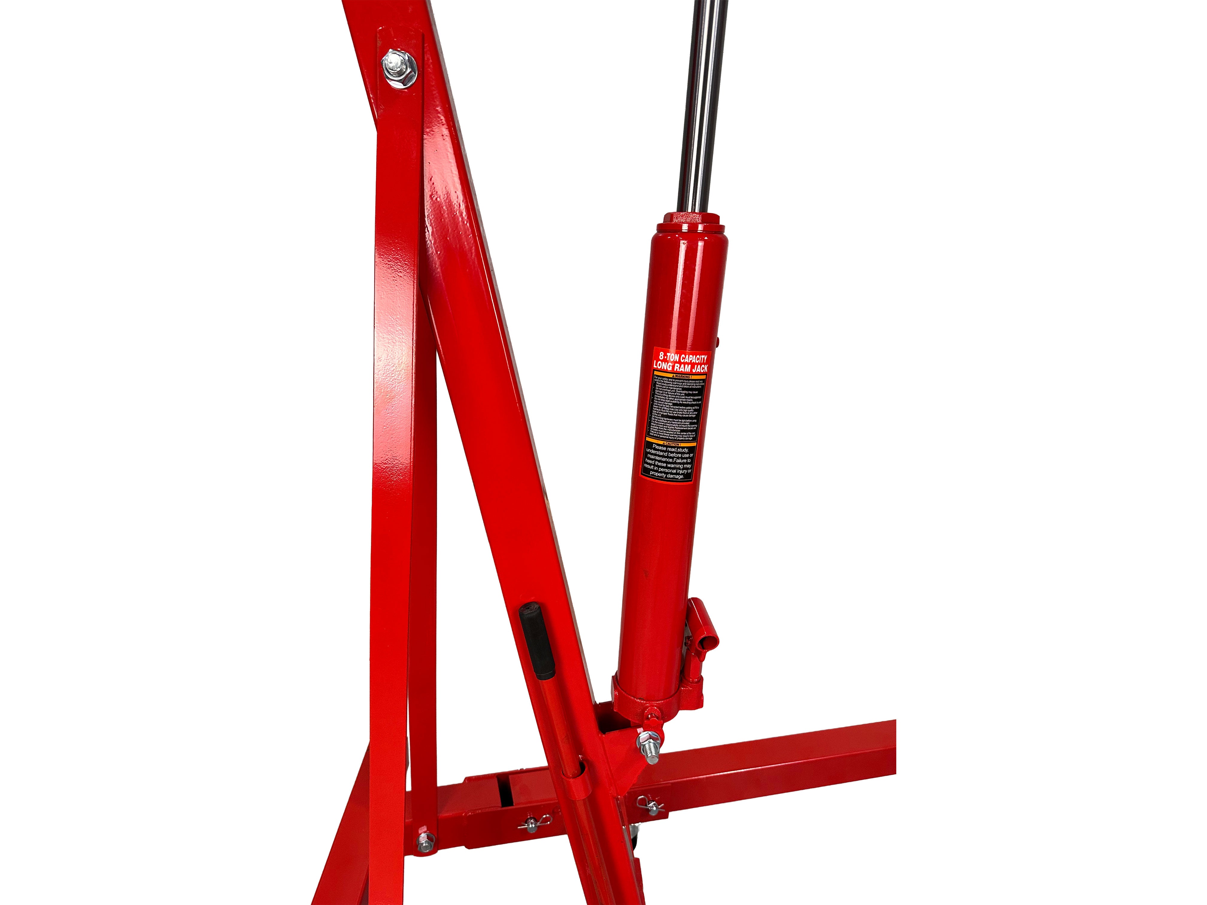 Хидравличен кран жираф за двигатели 2 т сгъваем