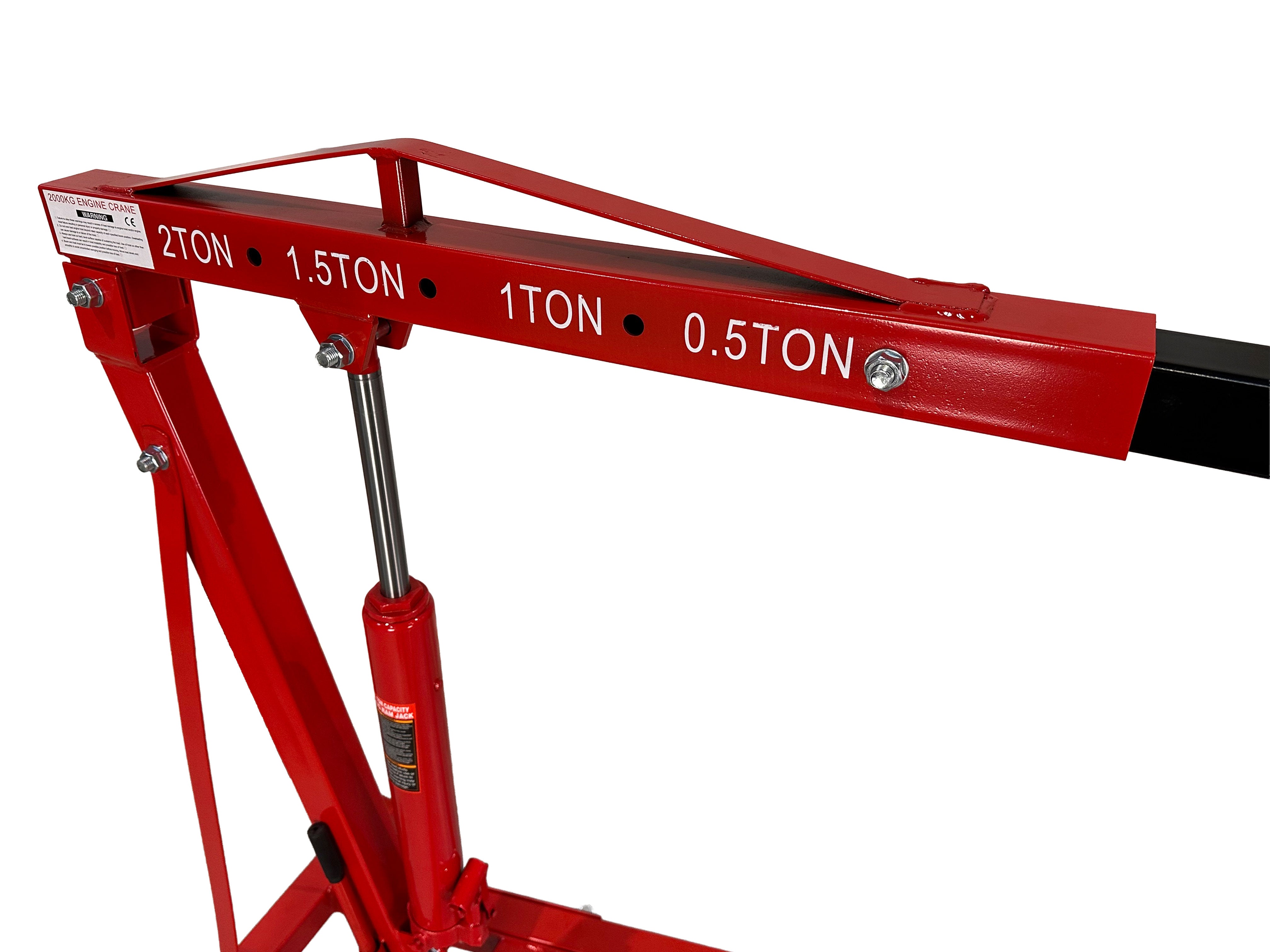 Хидравличен кран жираф за двигатели 2 т сгъваем