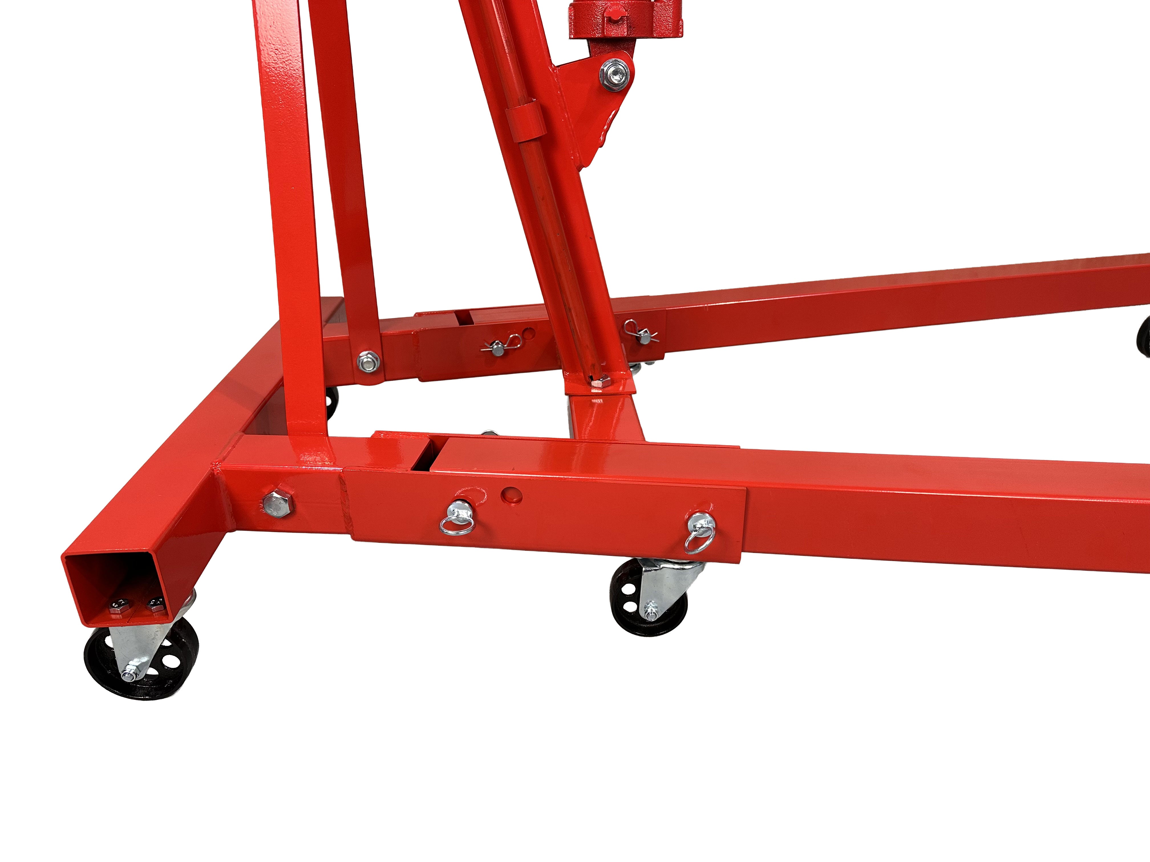 Хидравличен кран жираф за двигатели 2 т сгъваем