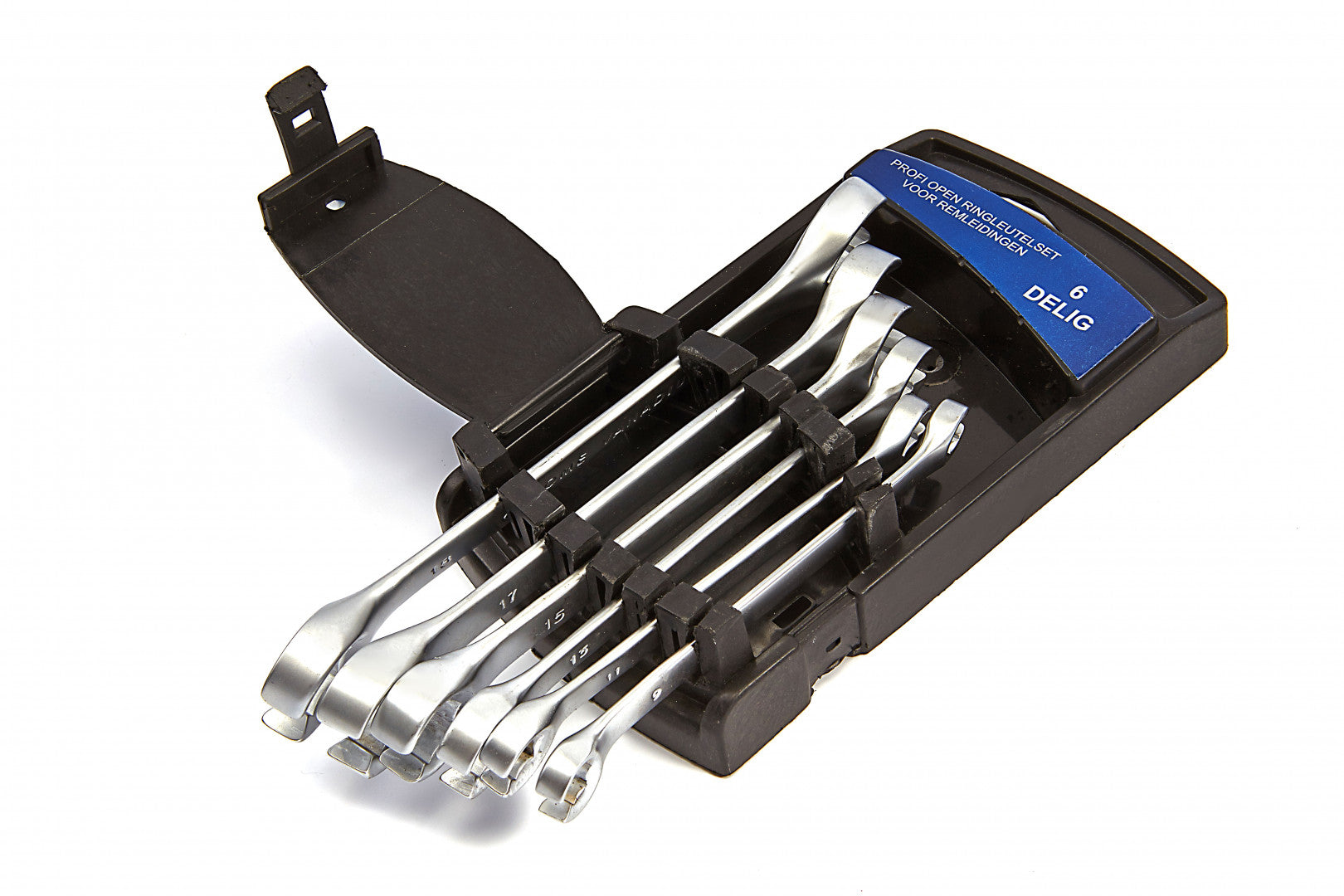 Комплект ключове за спирачни тръбички, 8-19 мм 5 части, HBM MACHINERY