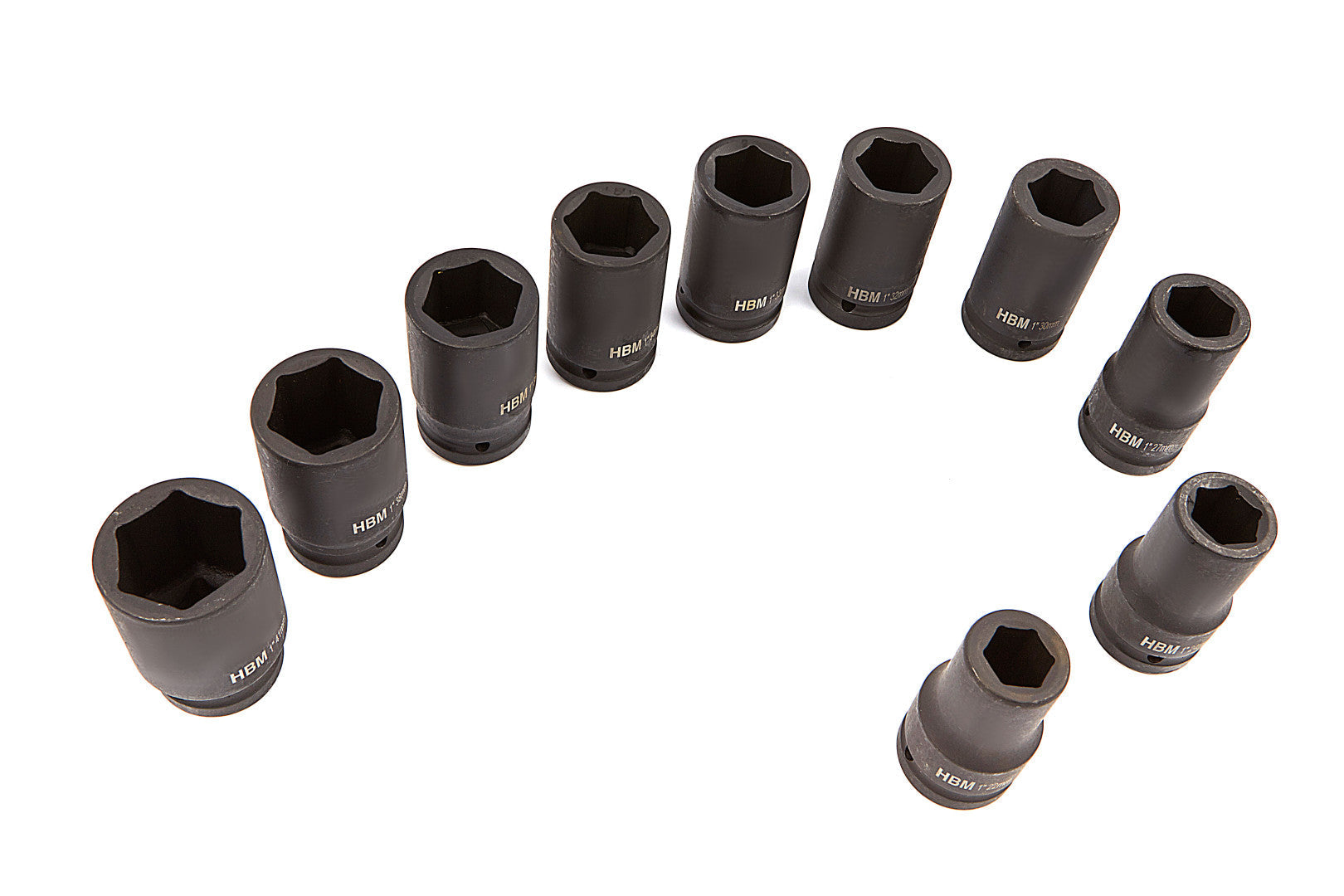 Ударни вложки, дълги 1" 22-41 мм 10 бр.