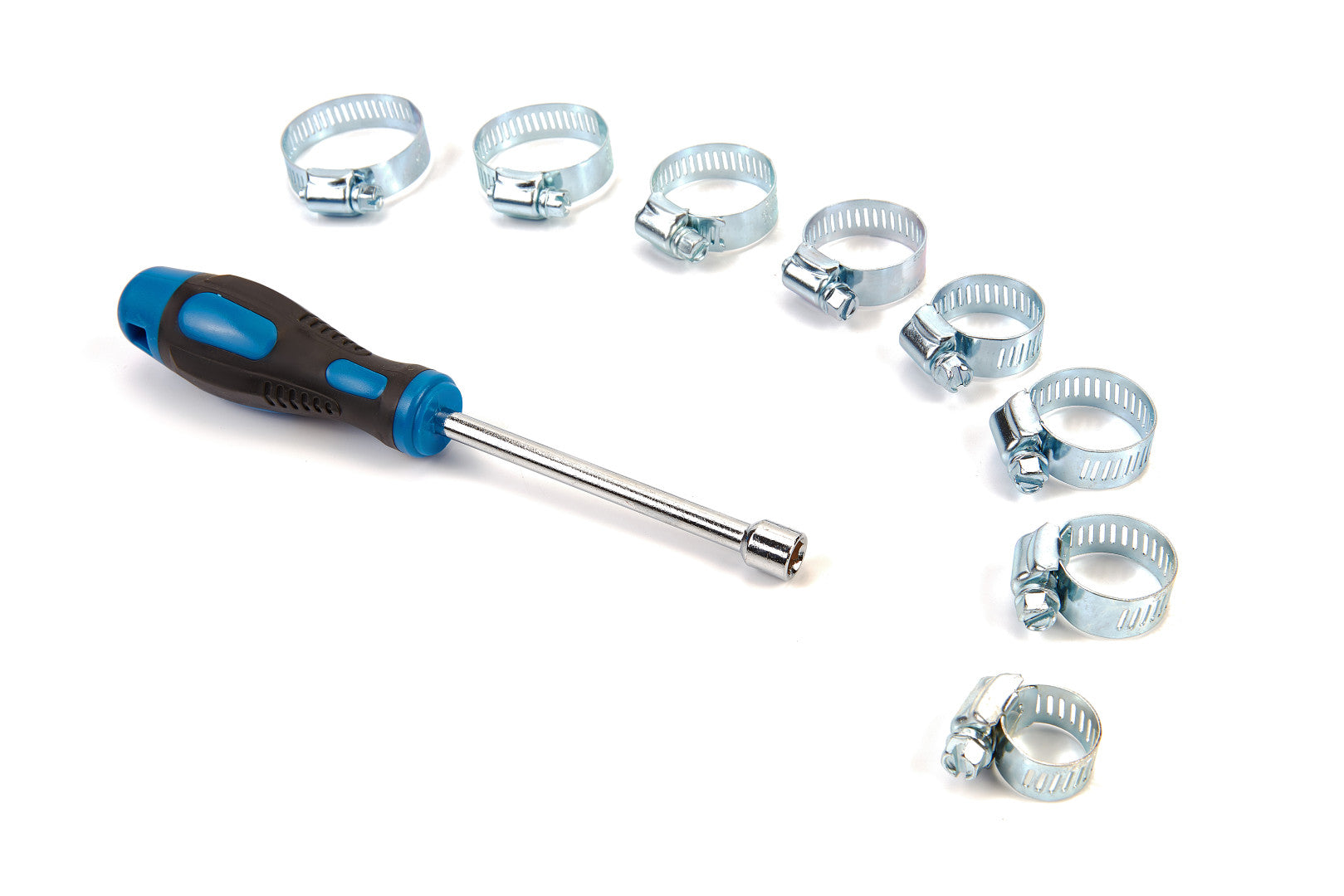 Комплект метални скоби с отвертка, 50 бр.