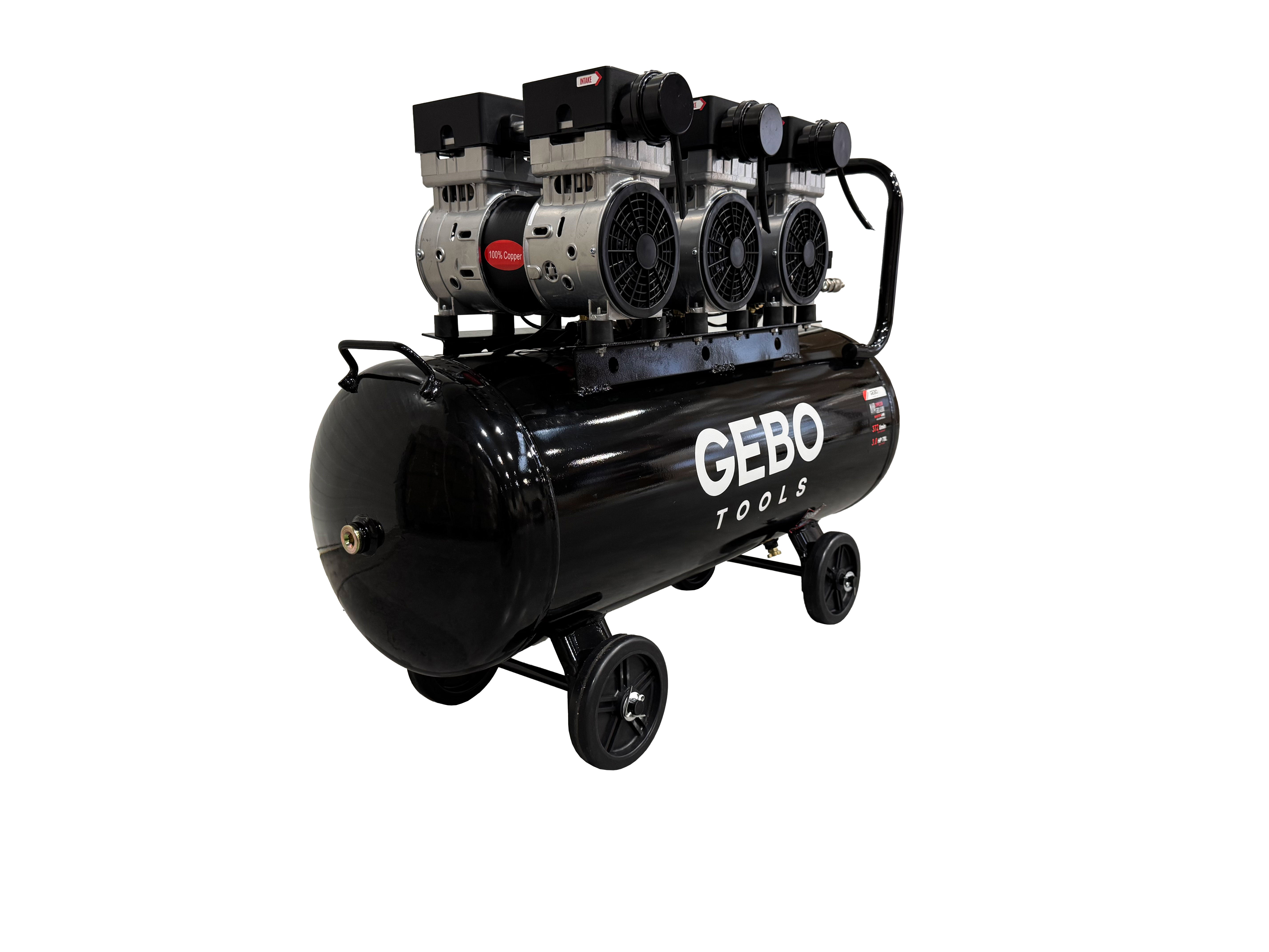 Безшумен компресор 70 л М2 GEBO TOOLS