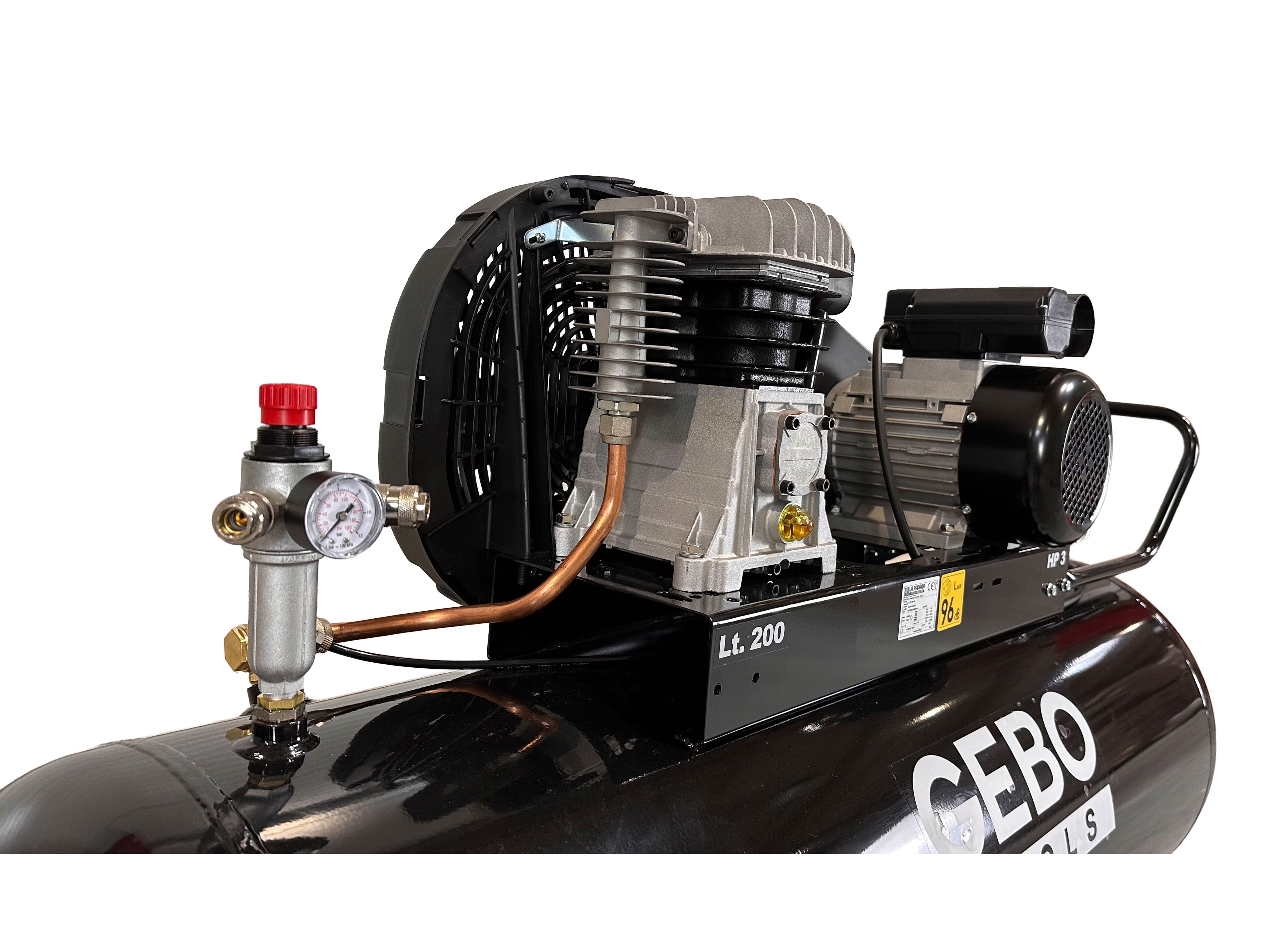 Професионален компресор 200 л 3 CP 230 V GEBO TOOLS