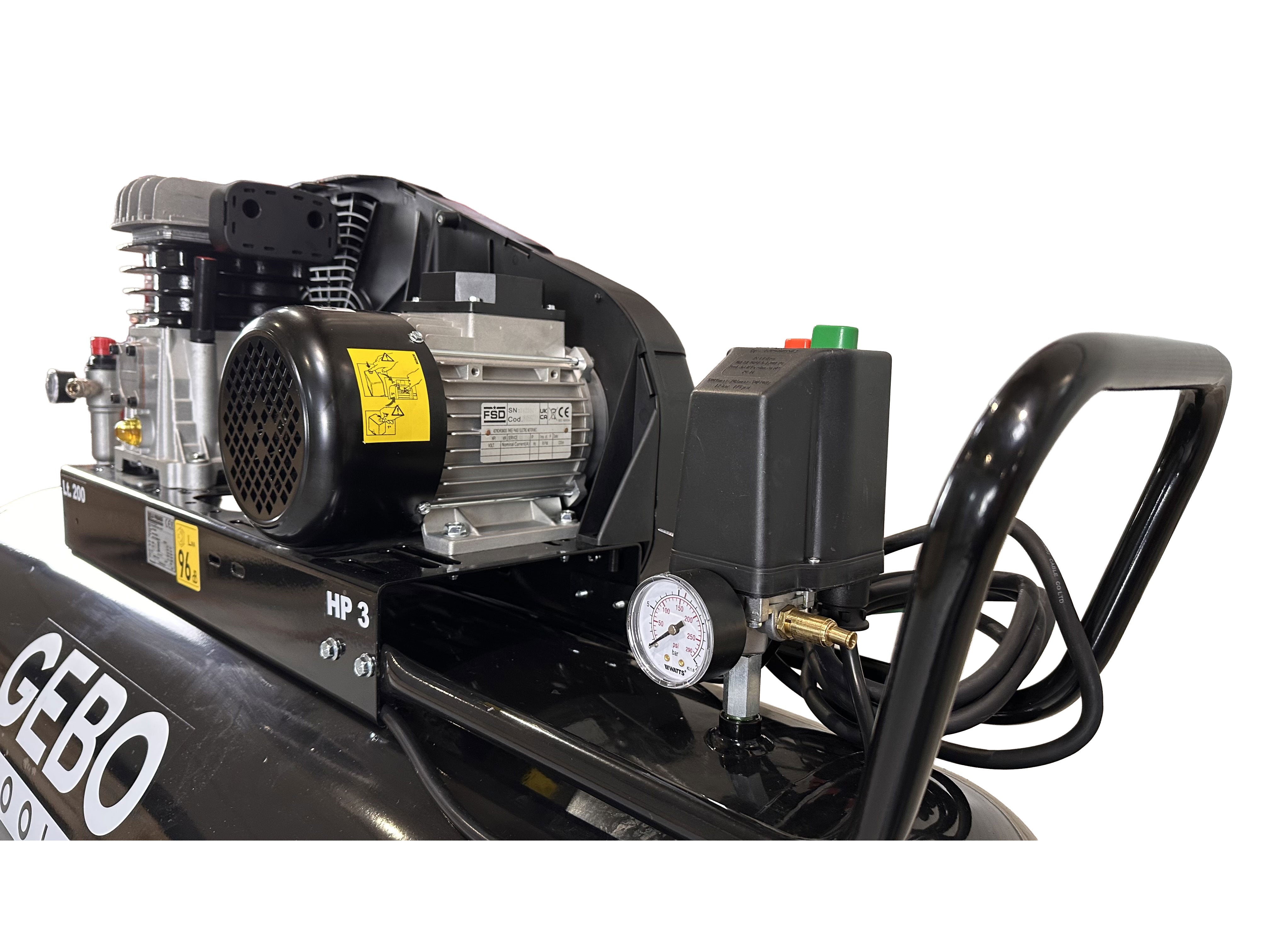 Професионален компресор 200 л 3 CP 400 V GEBO TOOLS