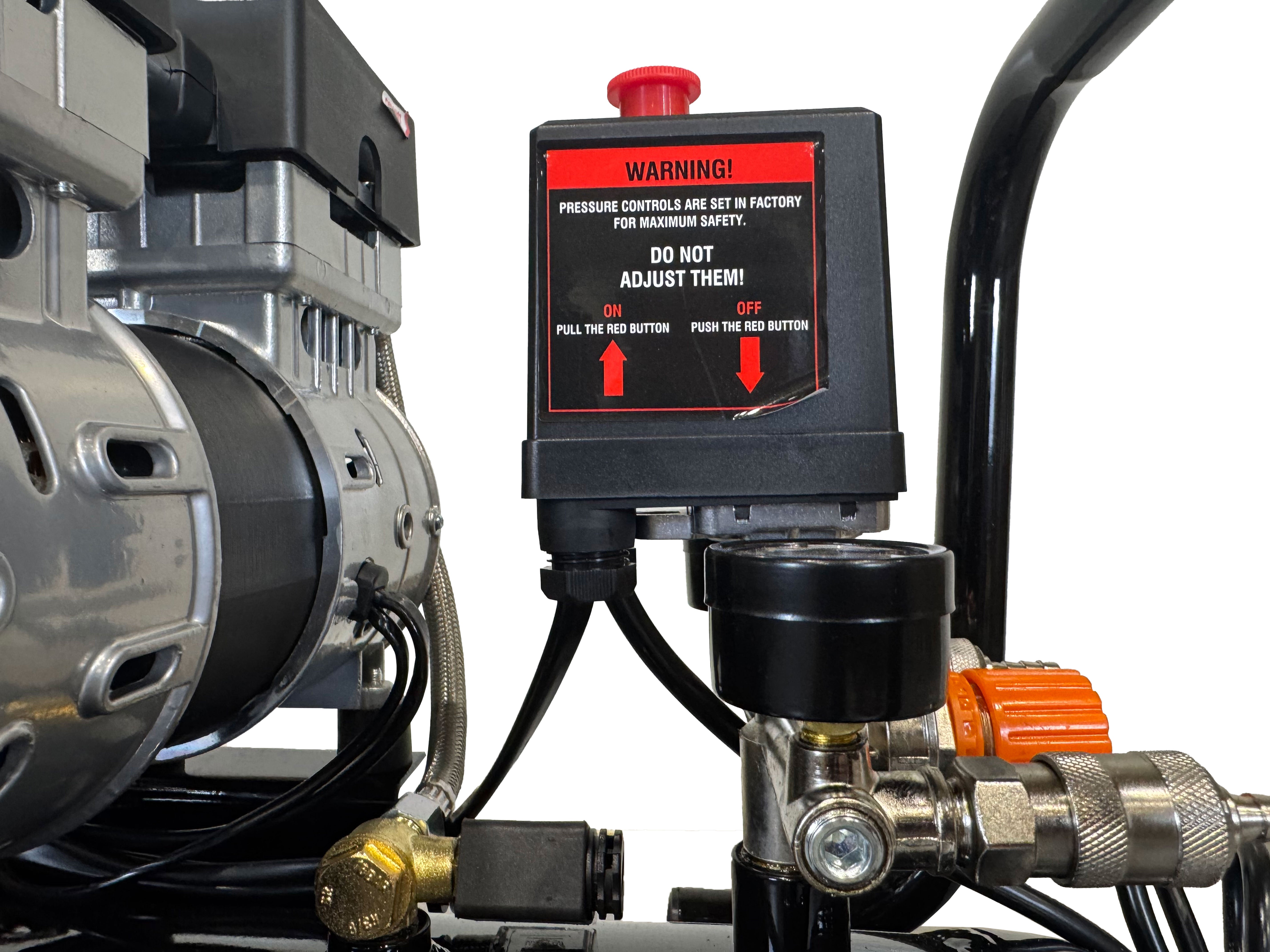 Безшумен компресор без масло 50 л GEBO TOOLS