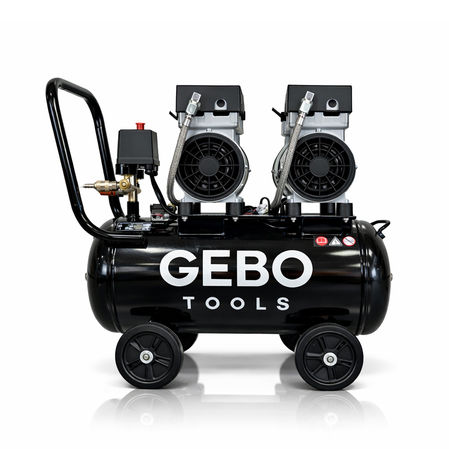 Безшумен компресор без масло 50 л GEBO TOOLS