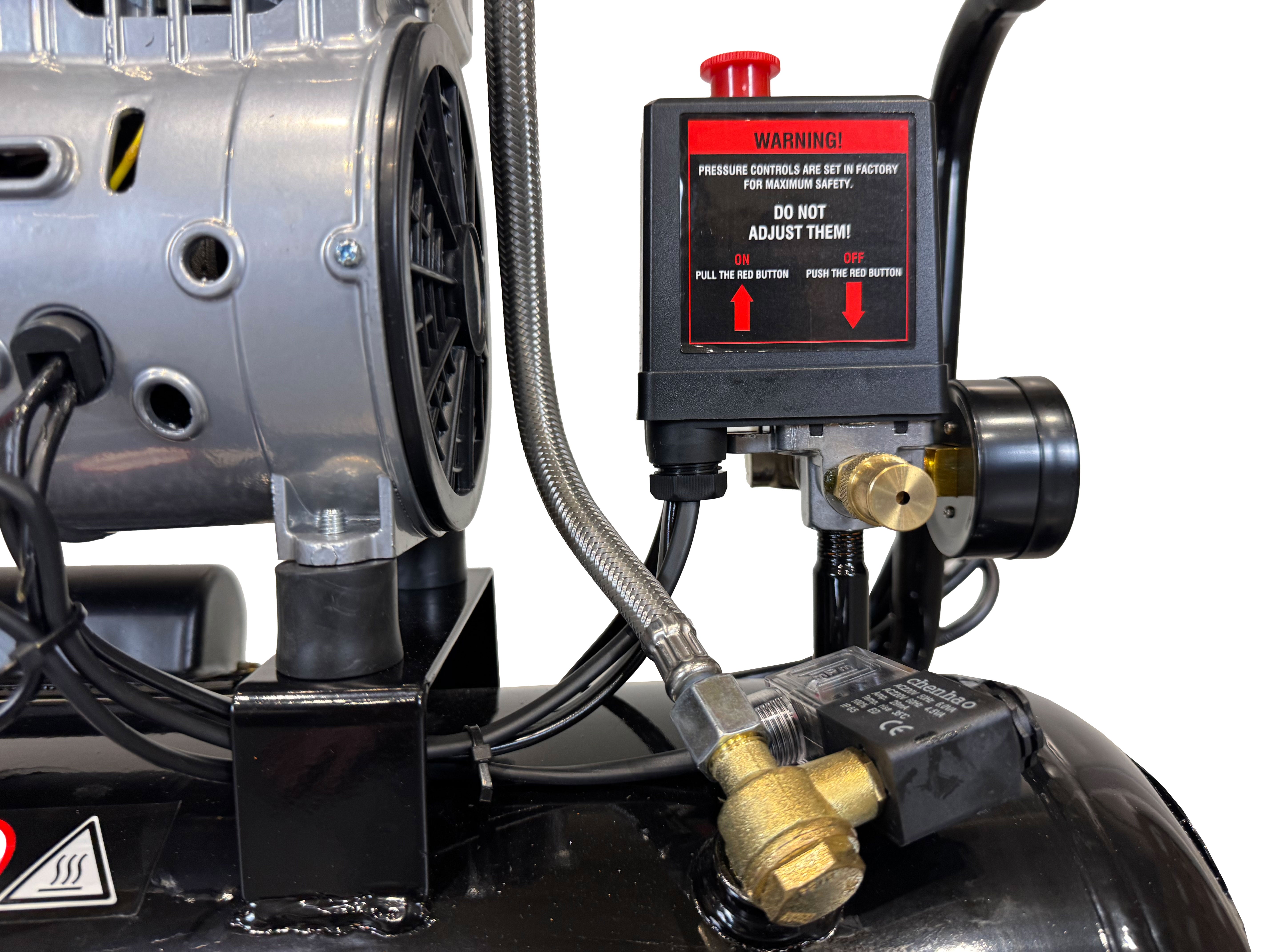 Безшумен компресор без шум без масло 24 л GEBO TOOLS