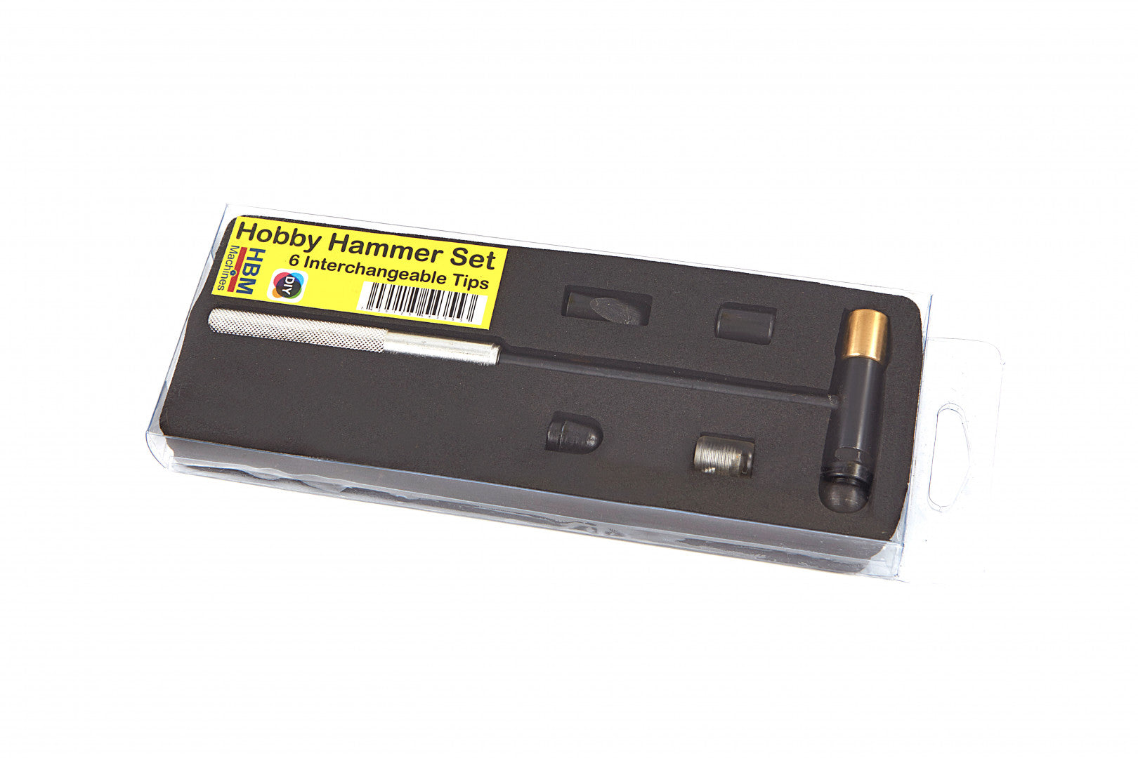 Комплект мини чук с взаимозаменяеми глави, 7 части HBM MACHINES