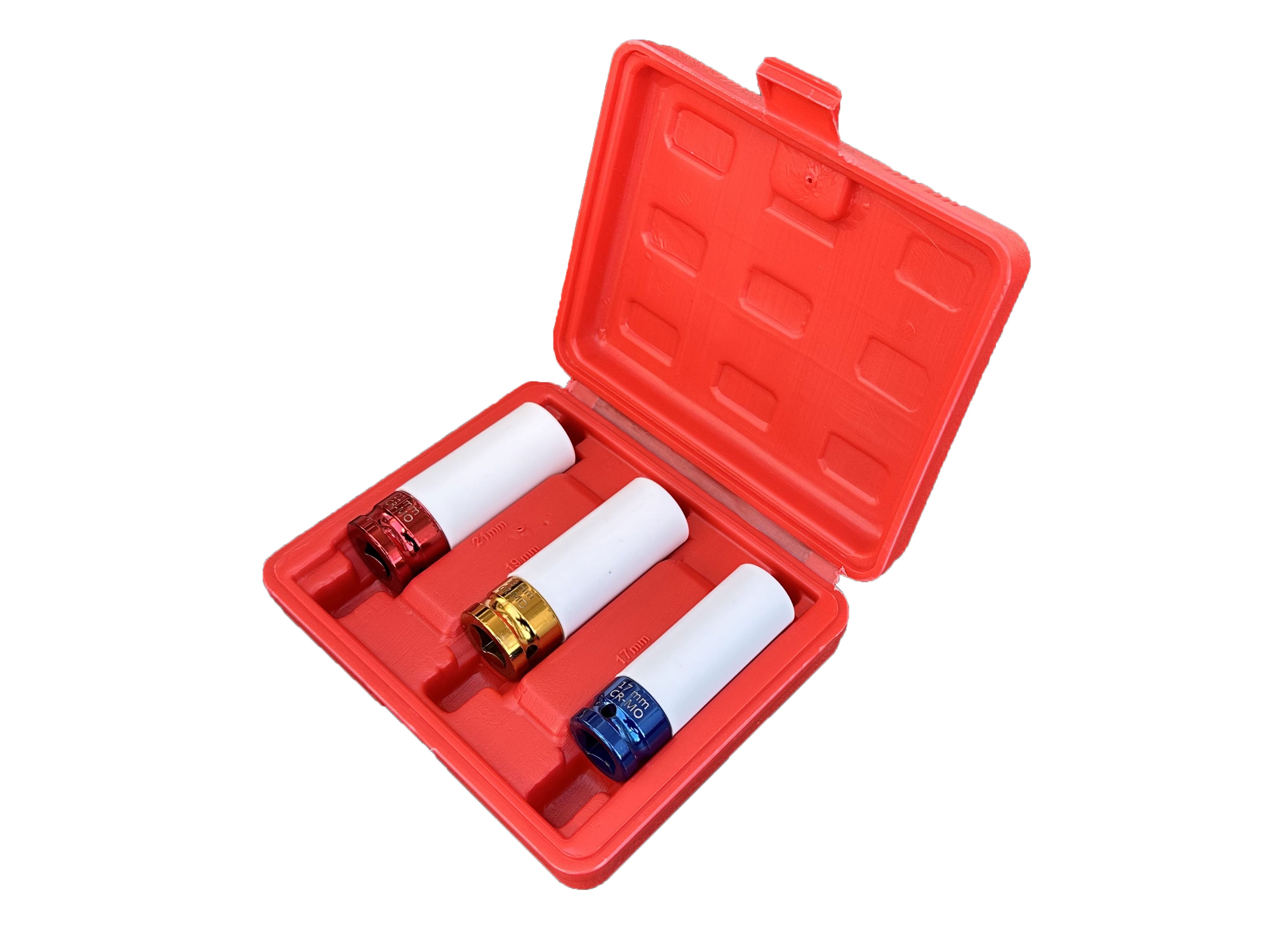 Комплект 3 вложки със защита за джанти 17 19 21 мм Gebo Tools