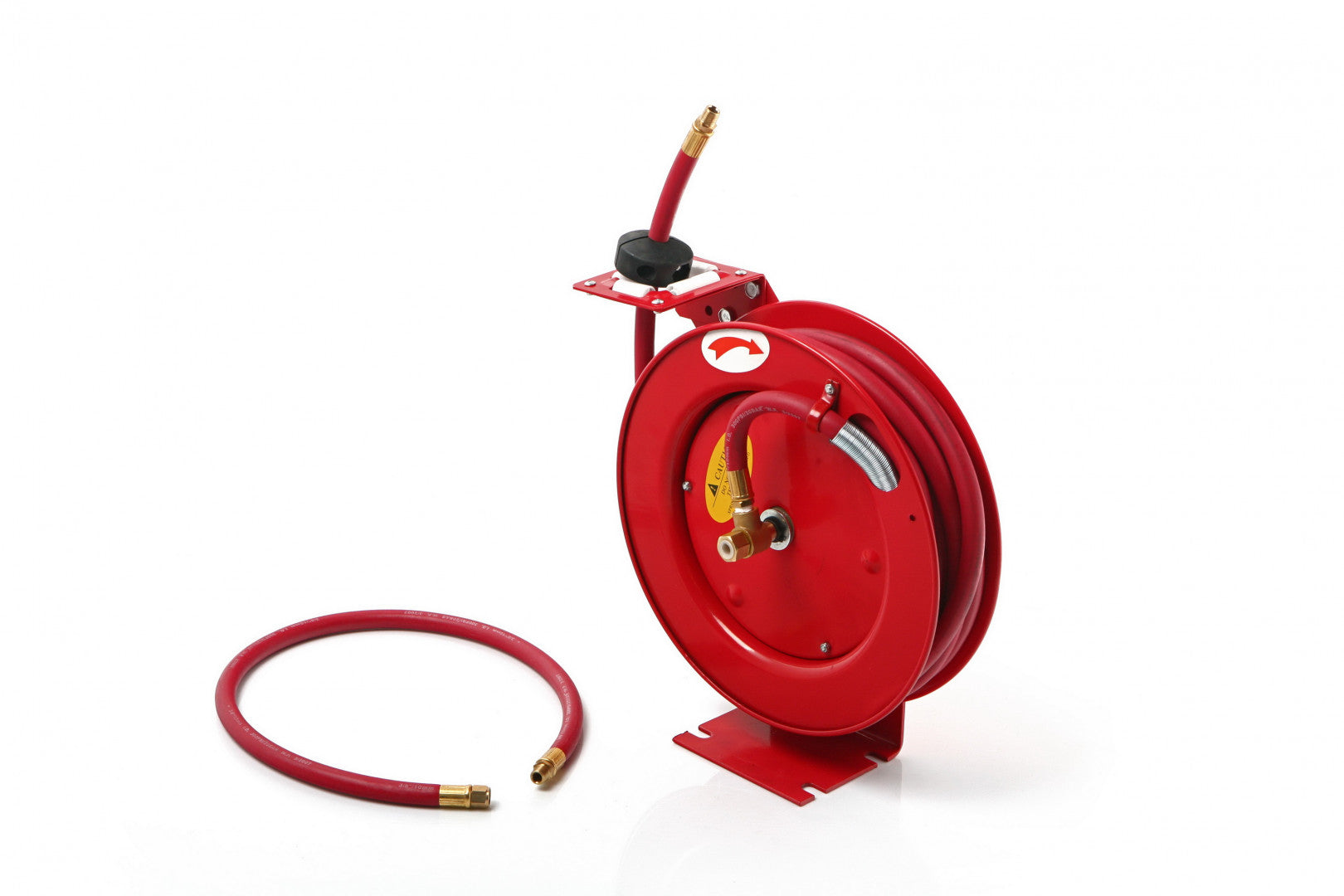 Макара с маркуч за въздух с метална опора, 20 м