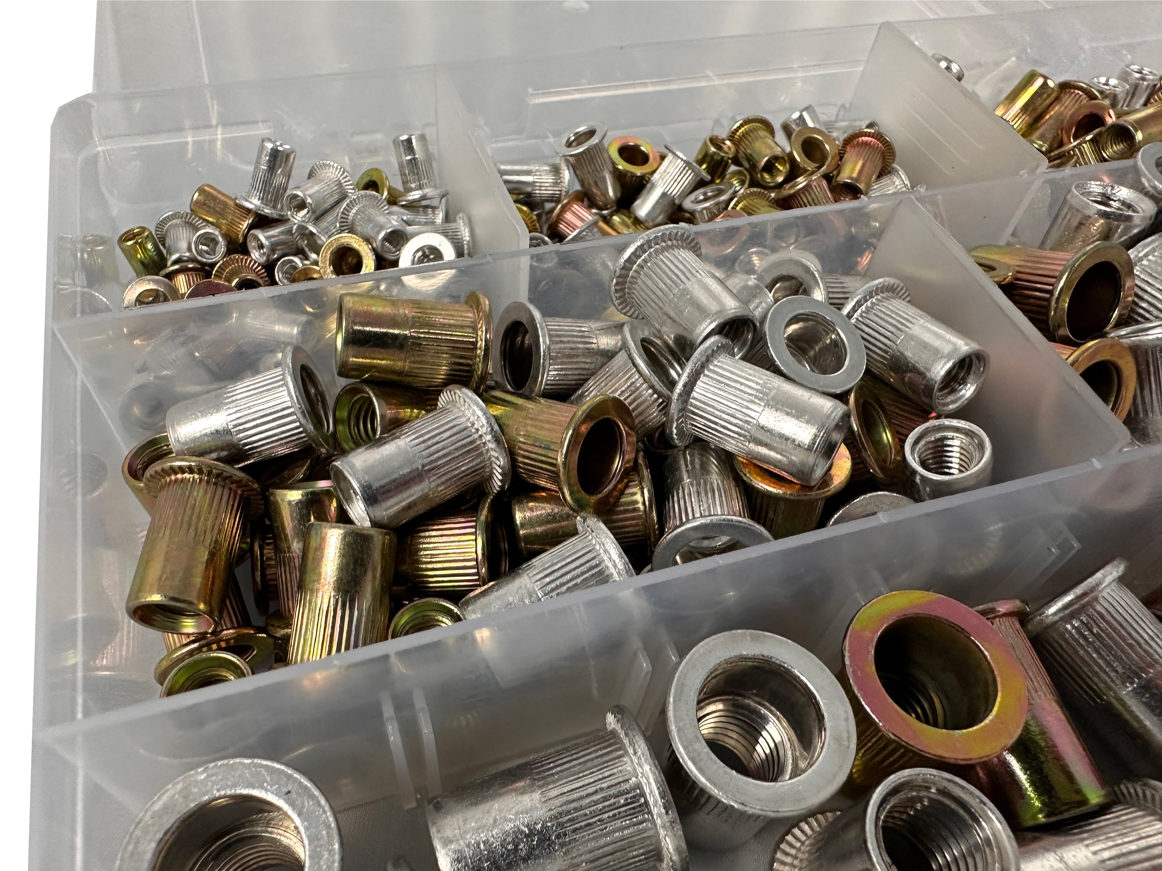 Комплект занитващи гайки М3-М10 300 части GEBO TOOLS