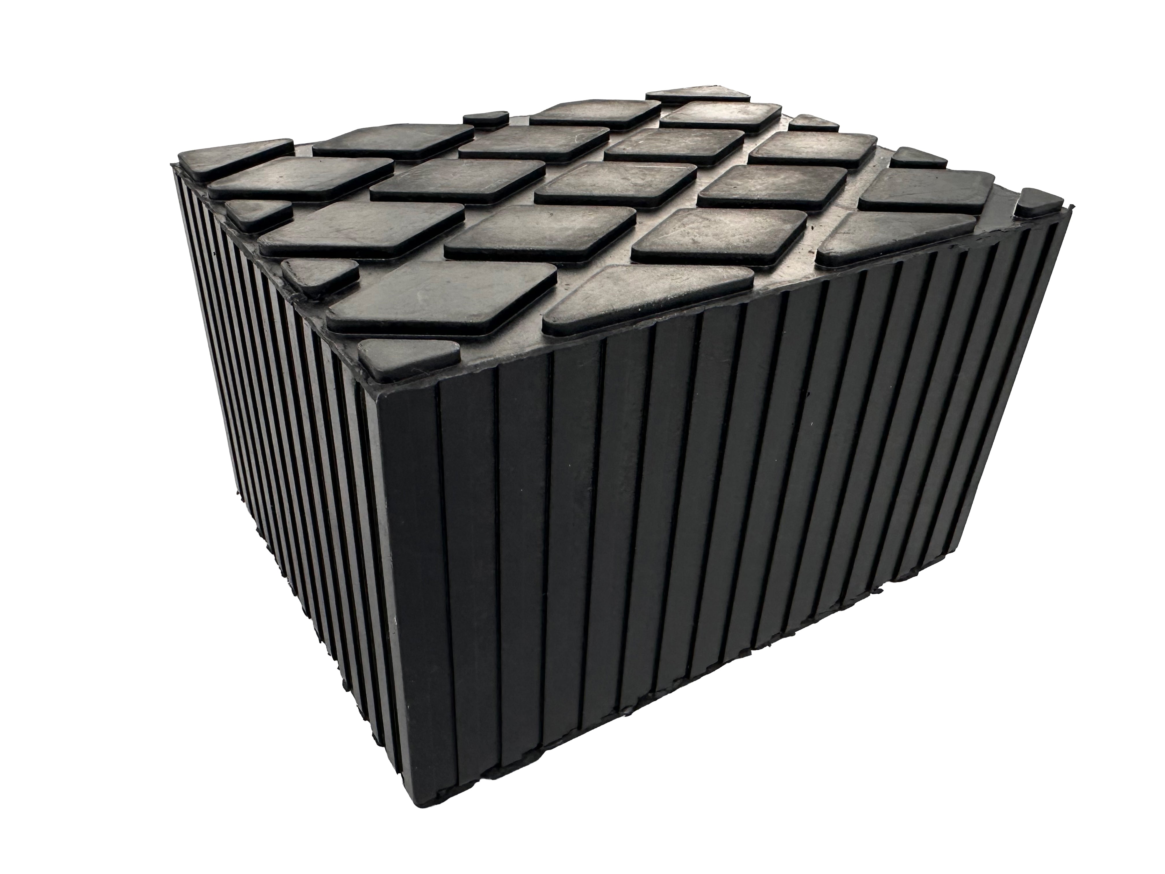 Гумен тампон квадратен за ножичен подемник 160x120х100 мм GEBO TOOLS