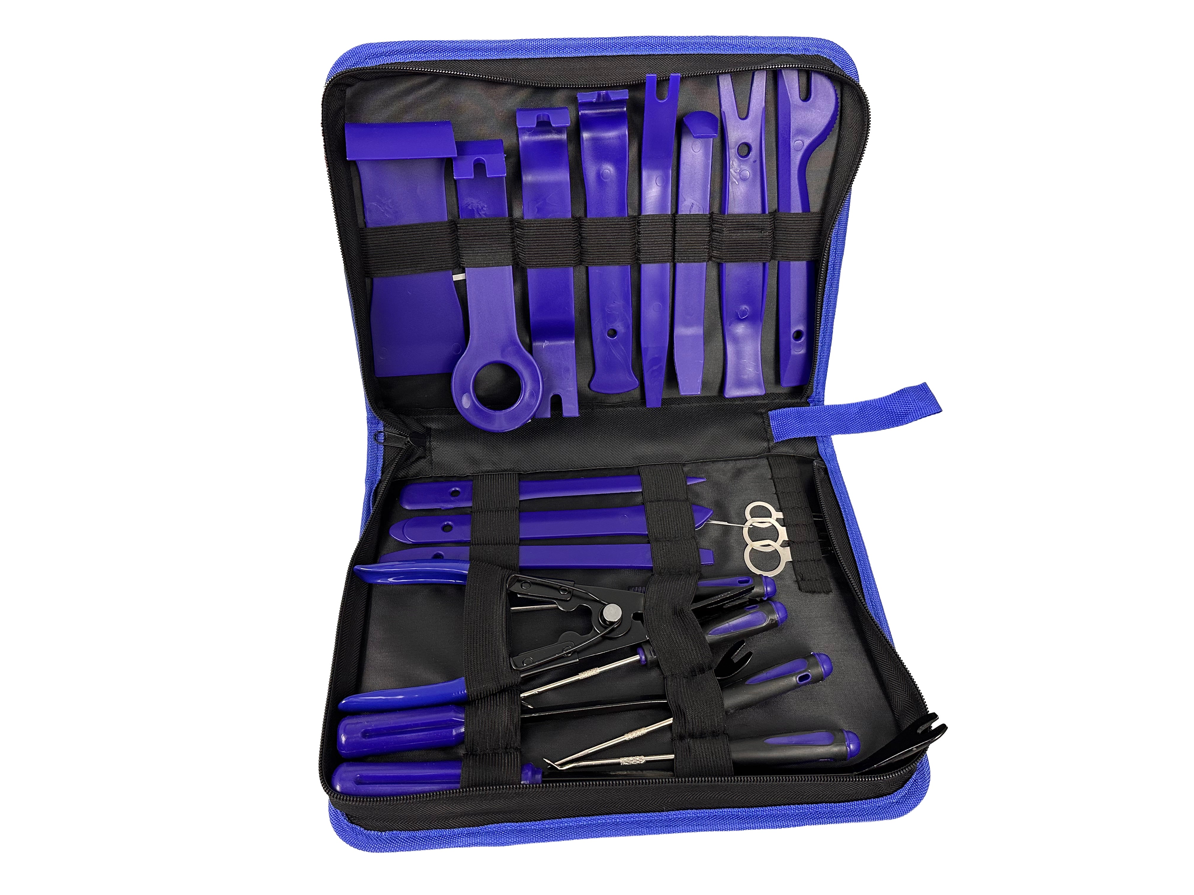 Комплект за демонтаж на радио и тапицерии, щипки за кола, 23 части GEBO TOOLS