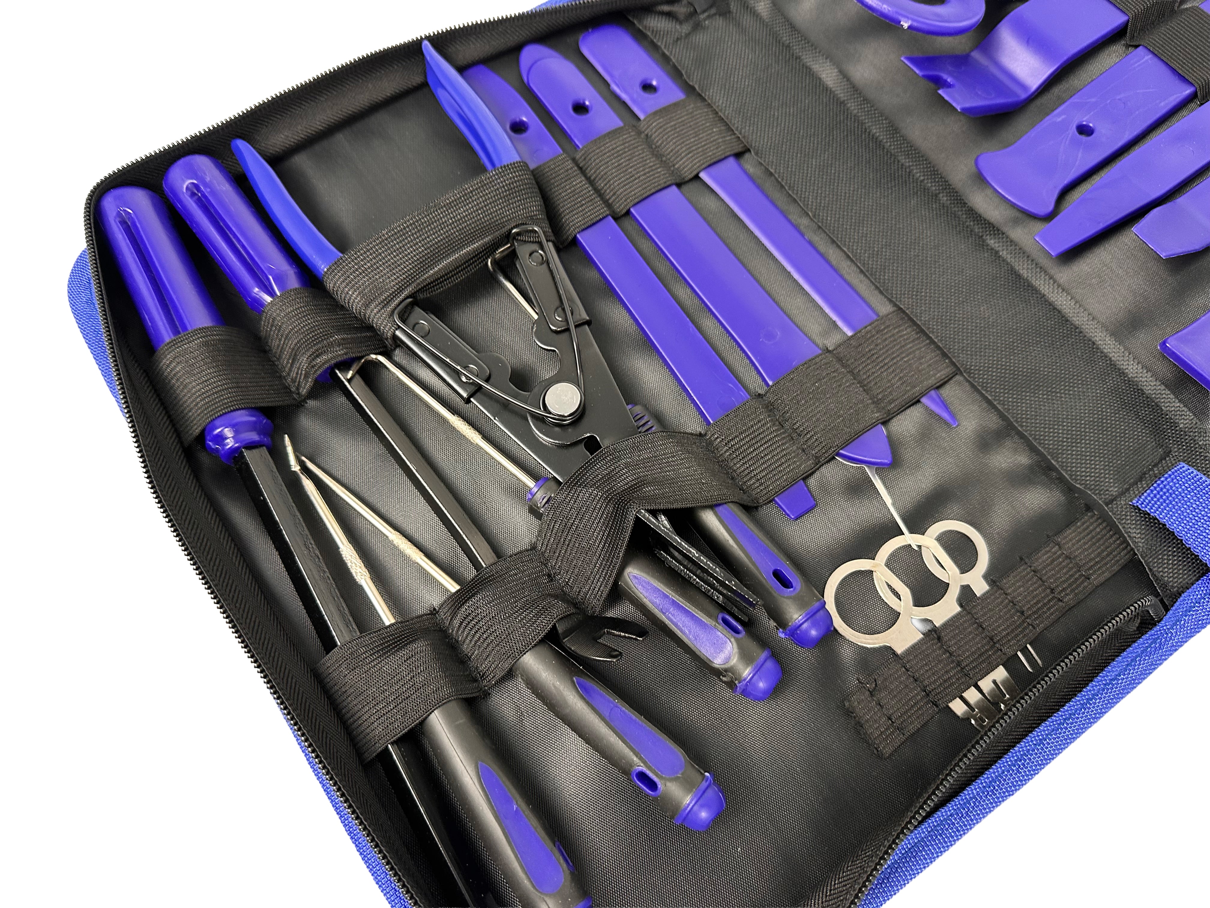 Комплект за демонтаж на радио и тапицерии, щипки за кола, 23 части GEBO TOOLS