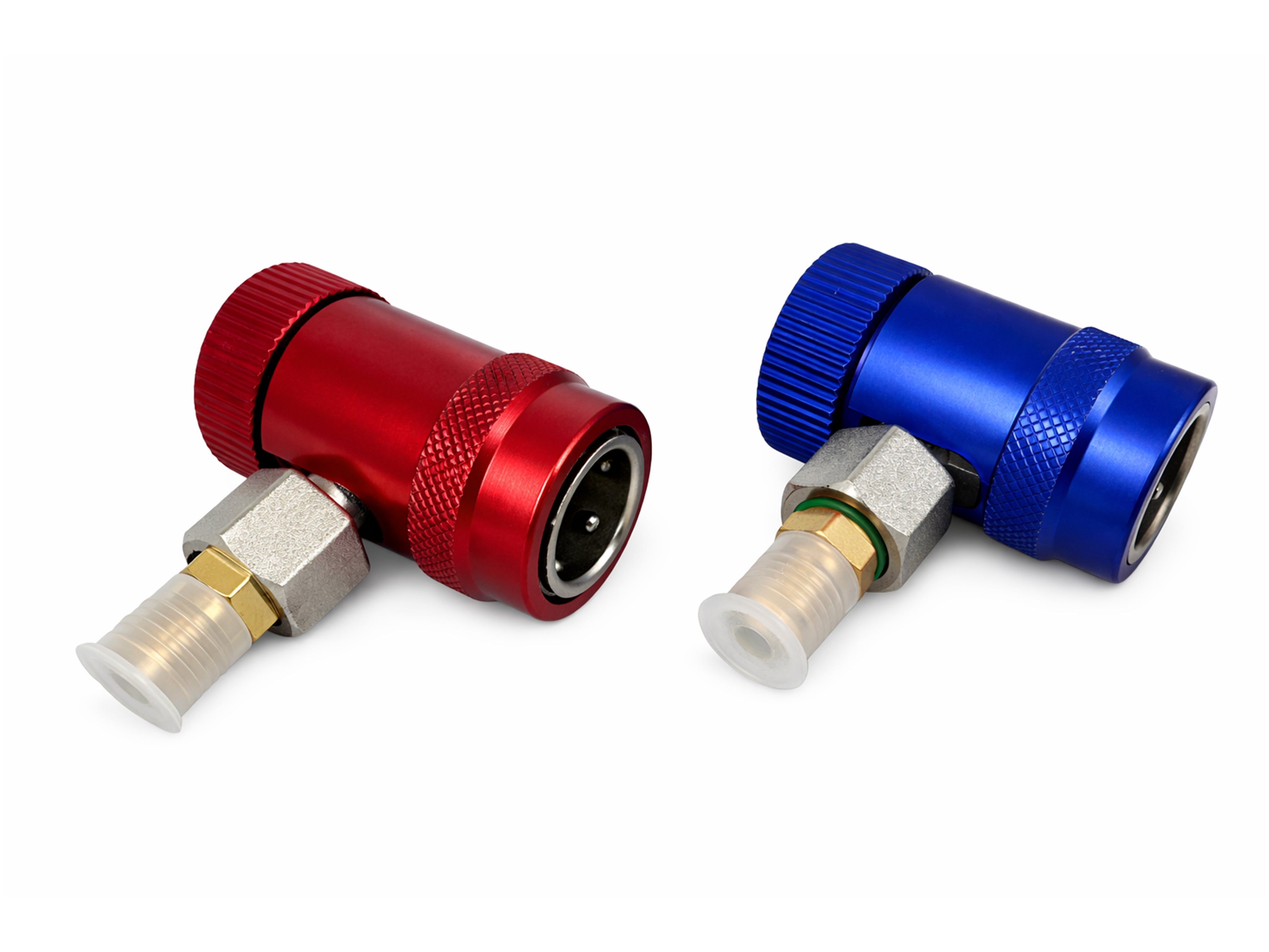 Комплект бърза връзка с кран и адаптер R1234YF за климатици 90 градуса GEBO TOOLS