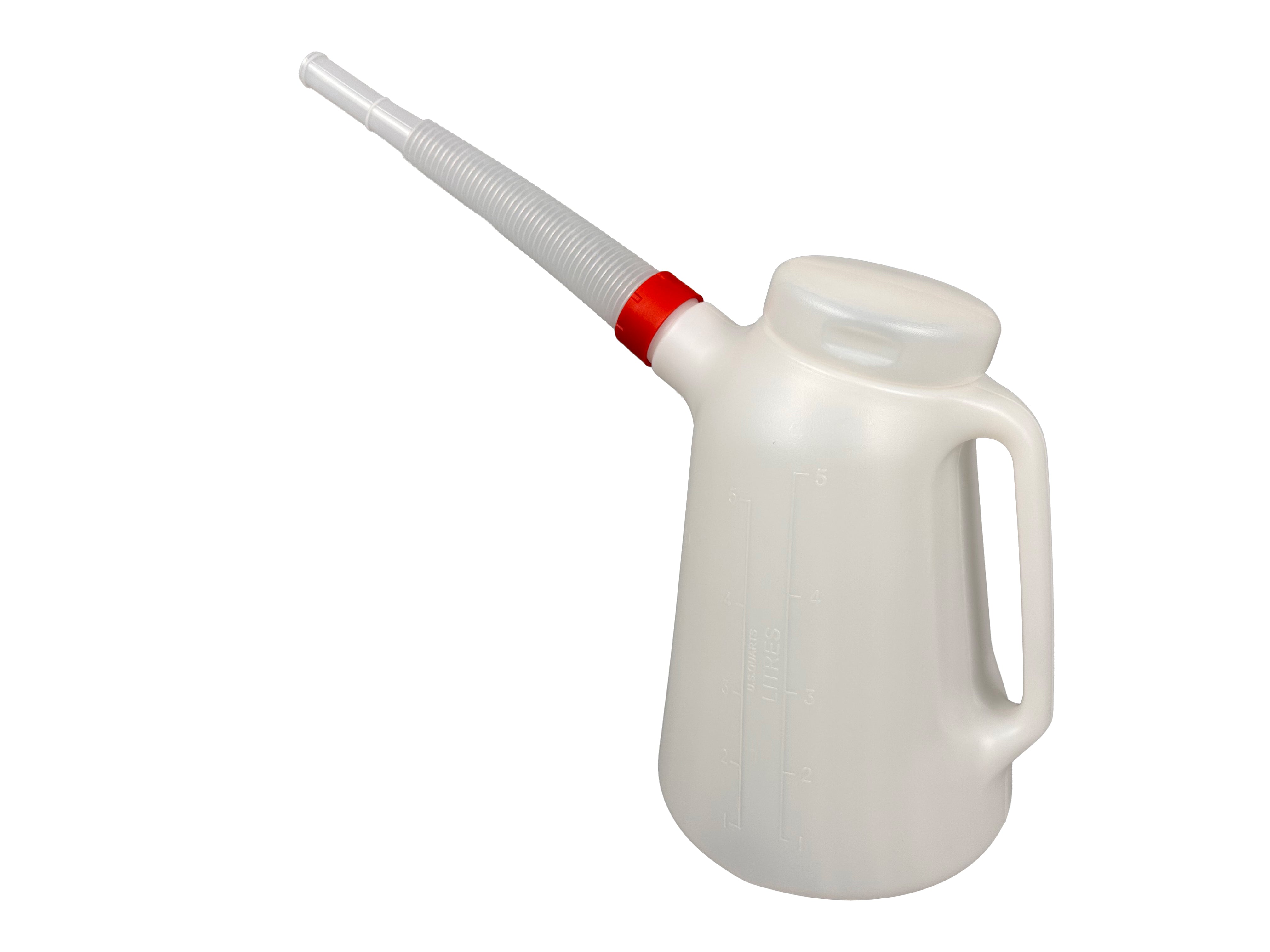 Контейнер с капак и гъвкав маркуч за масло и антифриз 5 л GEBO TOOLS