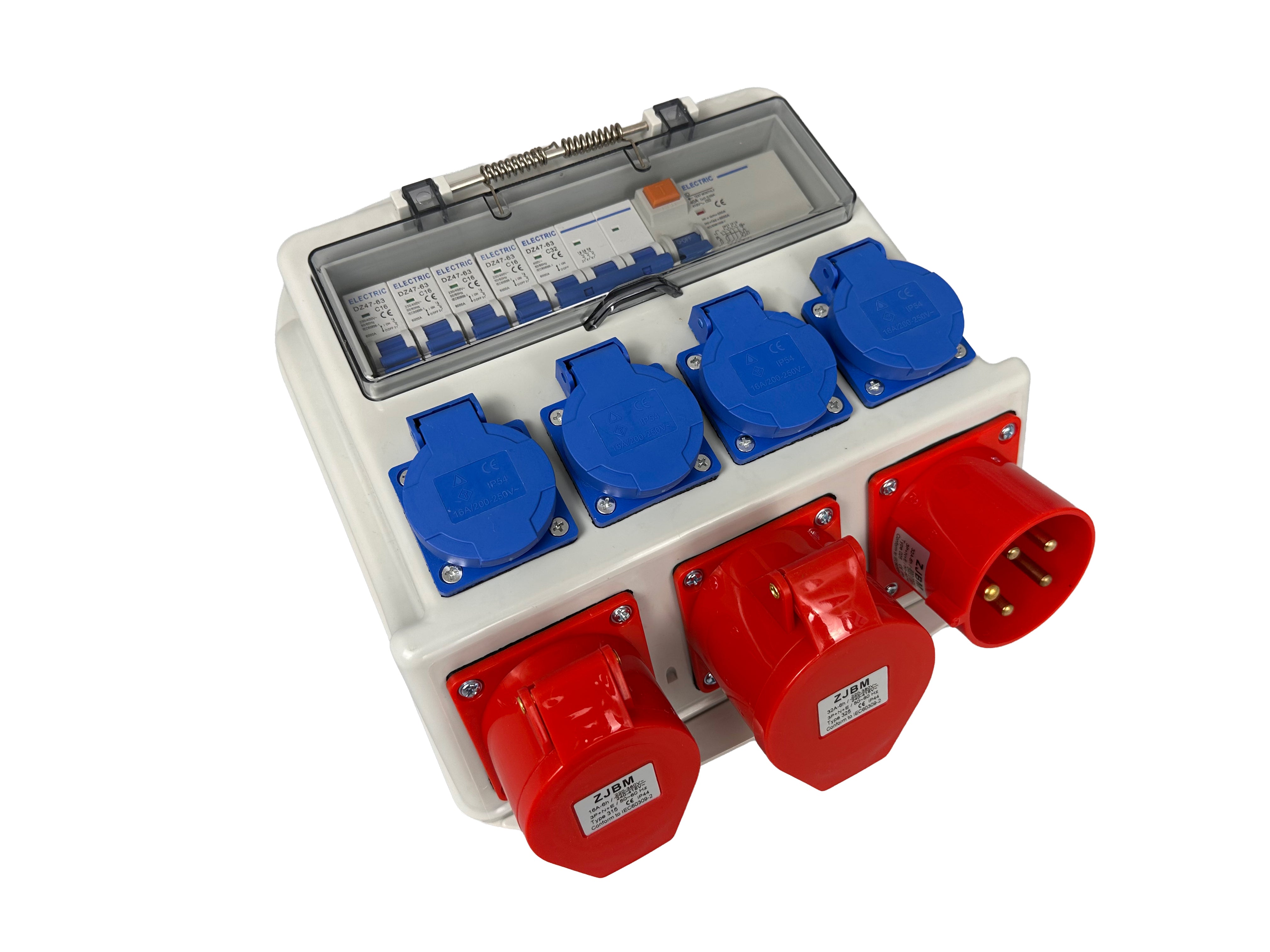 Преносима кутия за дистрибуция и защита 3х400v 4х230v IP44 GEBO TOOLS