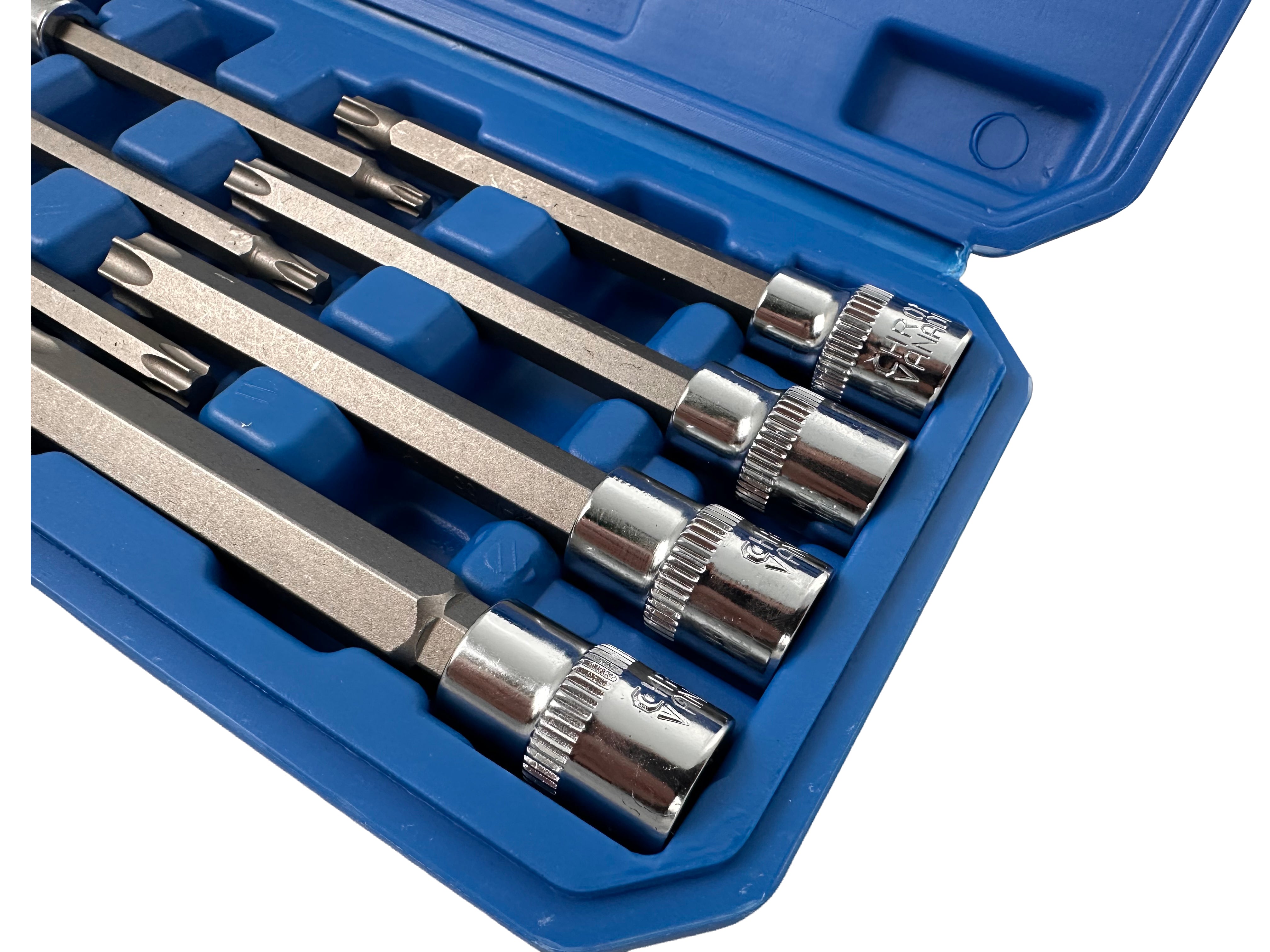 Комплект вложки 3/8" удължени, 7 бр. торкс GEBO TOOLS