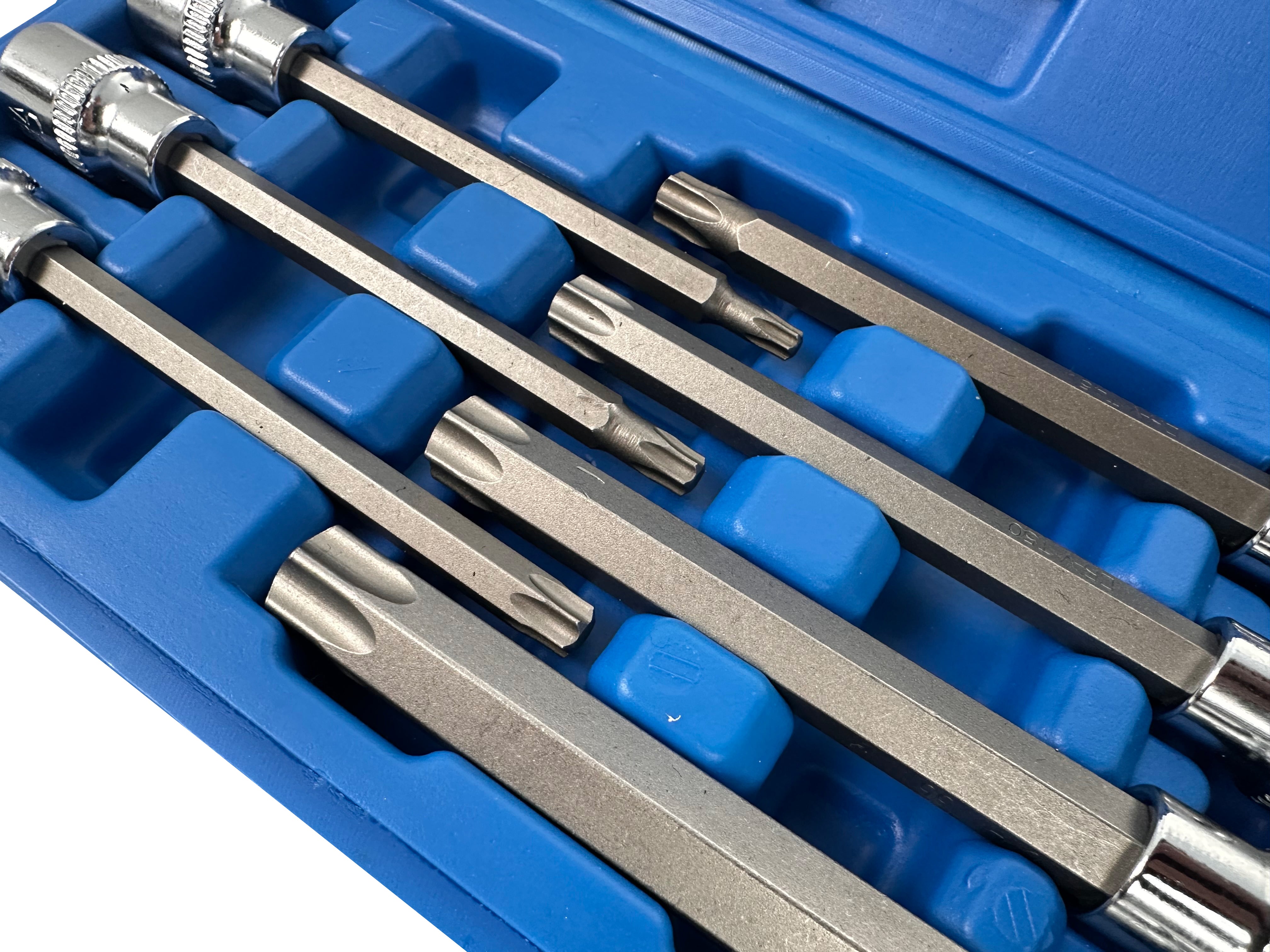 Комплект вложки 3/8" удължени, 7 бр. торкс GEBO TOOLS