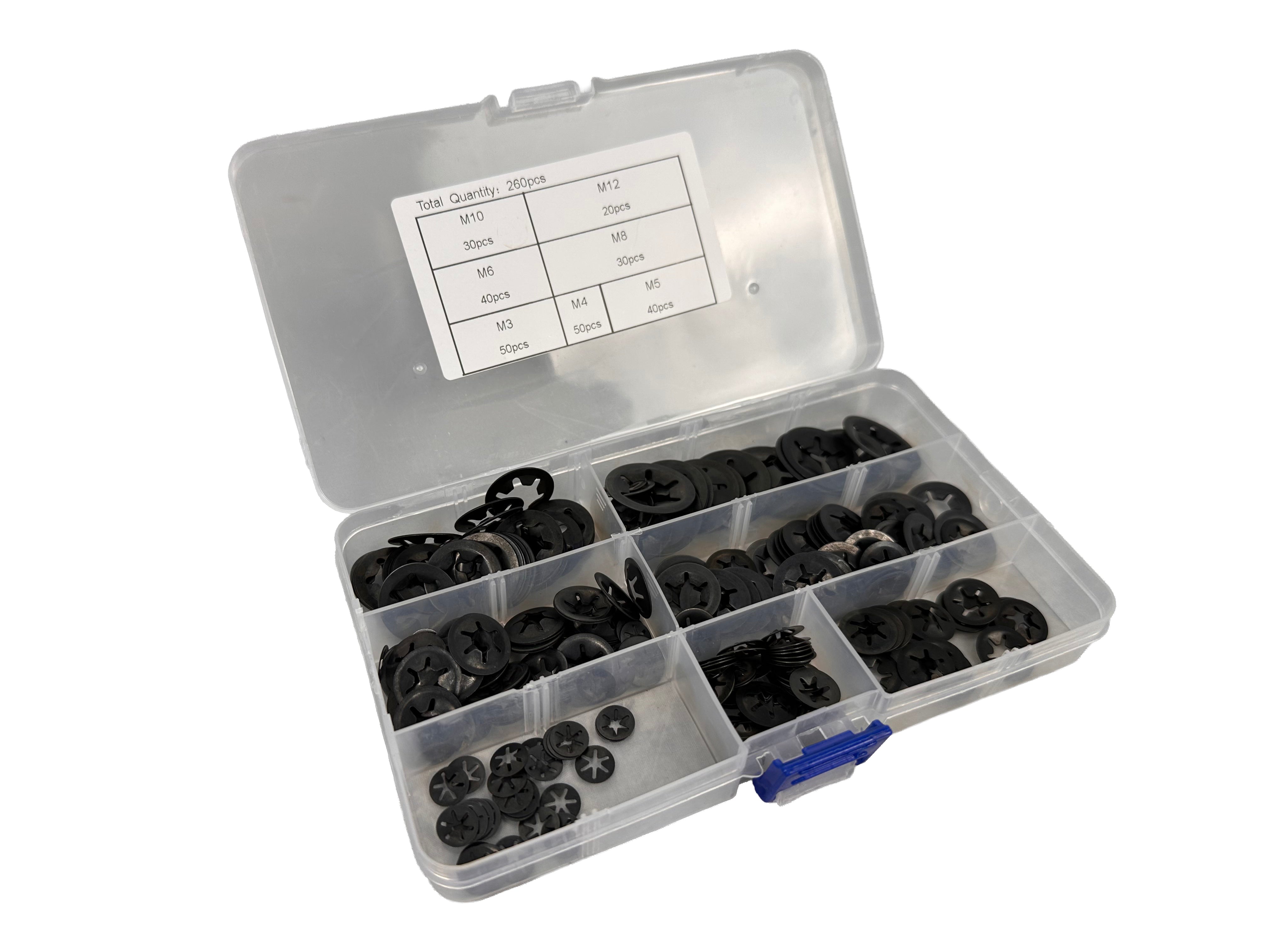 Комплект шайби М3-М12 260 бр. GEBO TOOLS