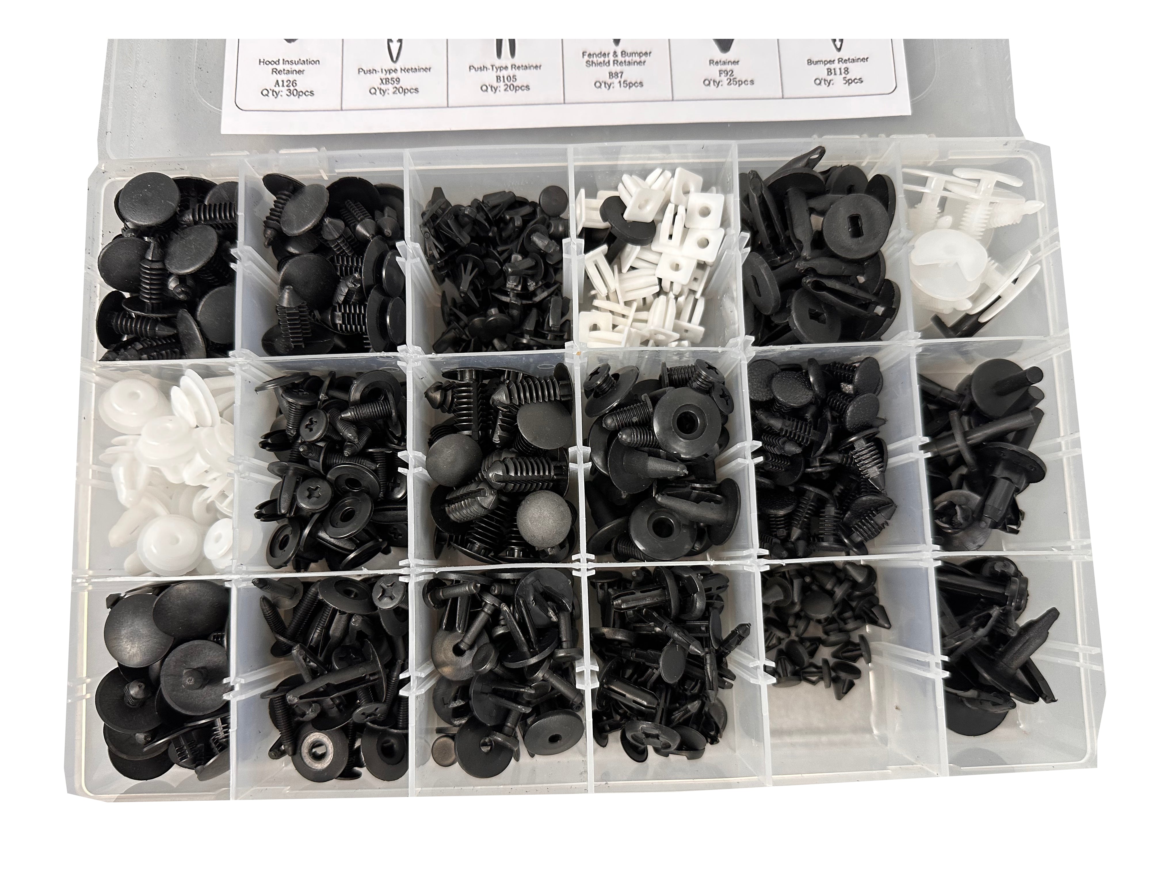 Комплект авто клипсове за кори ford 415 бр. GEBO TOOLS