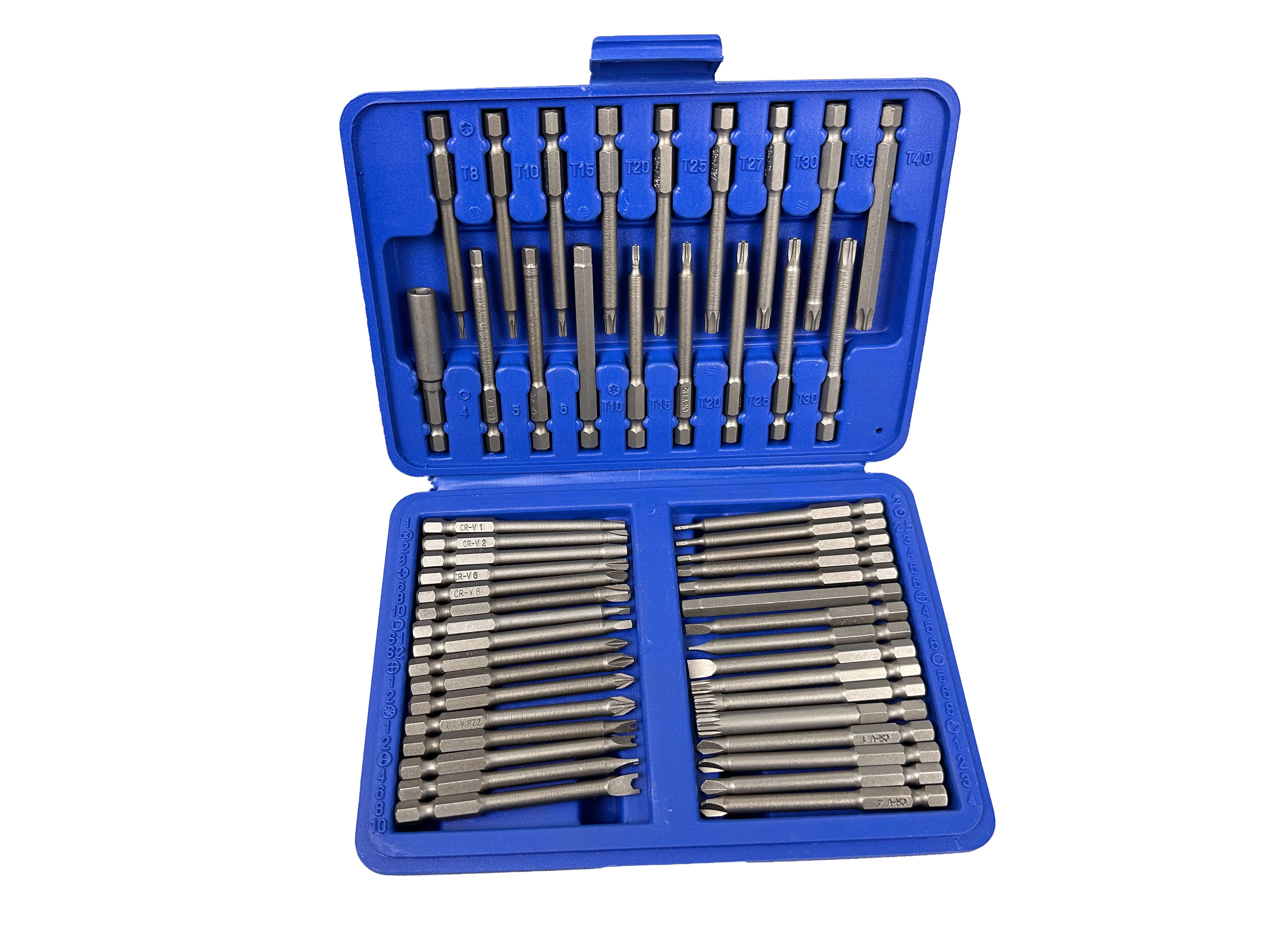 Комплект 50 дълги бита за бормашина GEBO TOOLS