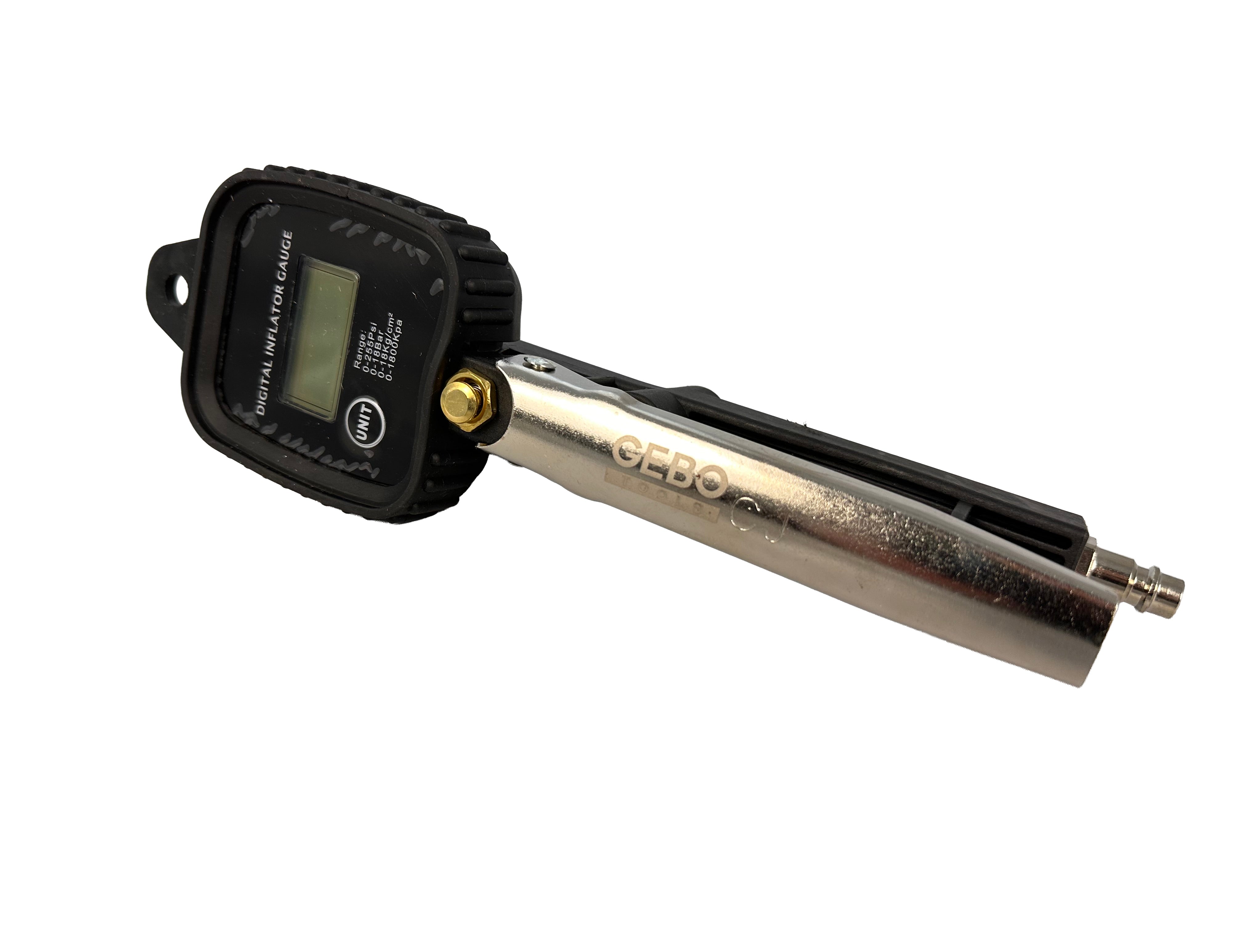 Пистолет с манометър за помпане на гуми 0-255 PSI GEBO TOOLS