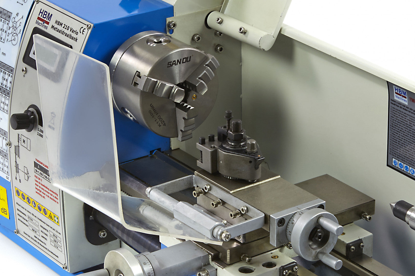 Метален струг с държач за бърза смяна VARIO 210 A0