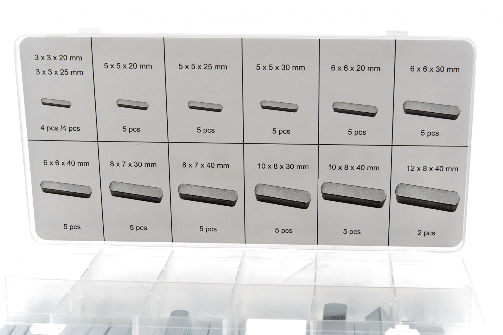 Паралелни стоманени измервателни блокове 60 бр.