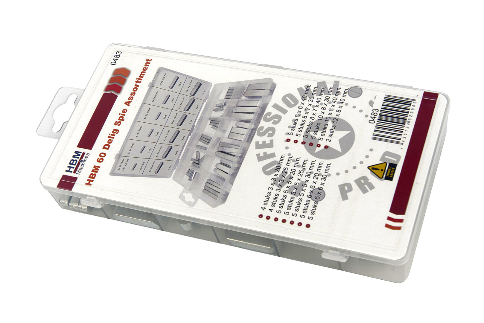 Паралелни стоманени измервателни блокове 60 бр.