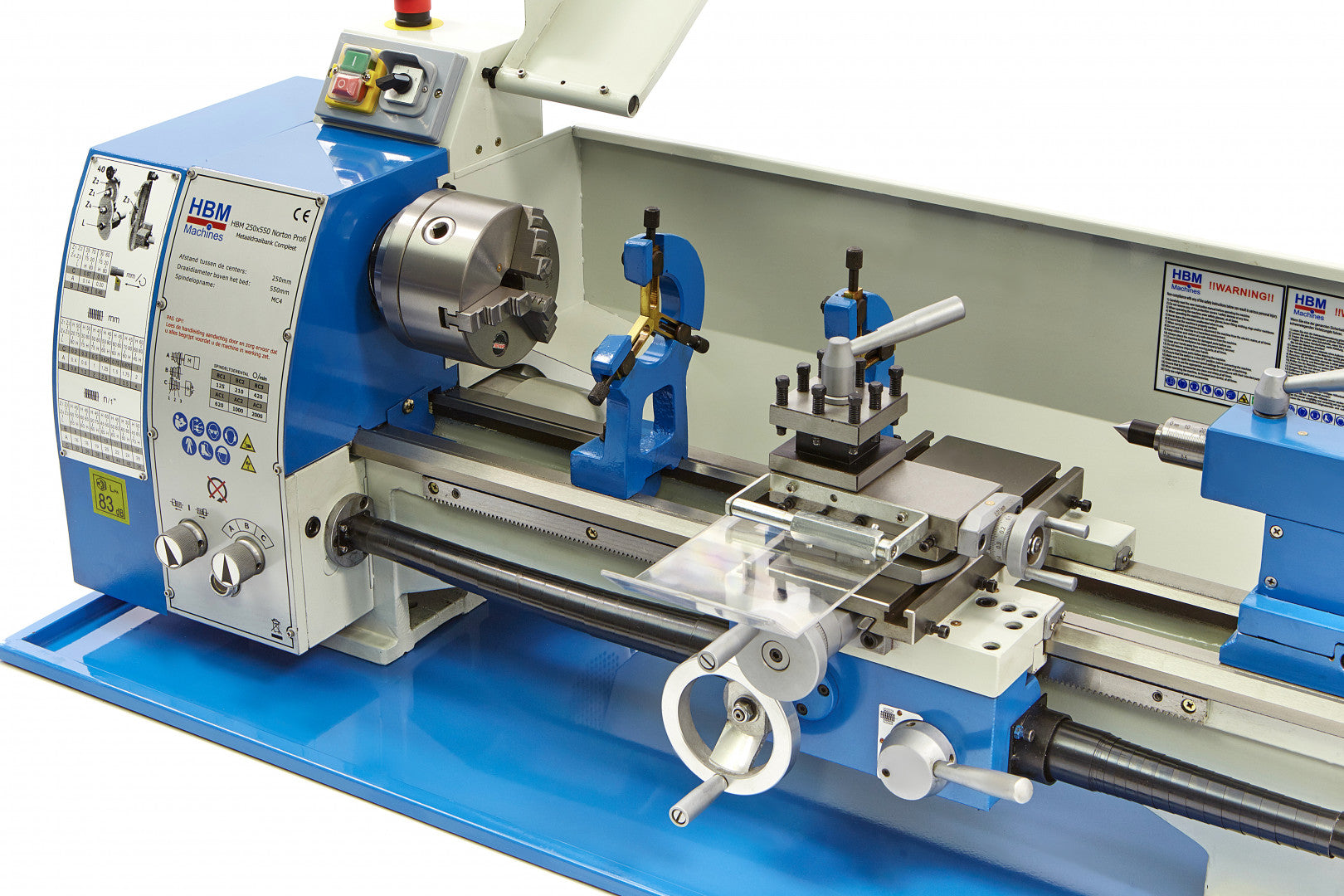 Професионален метален струг COMPLET NORTON 250 х 550