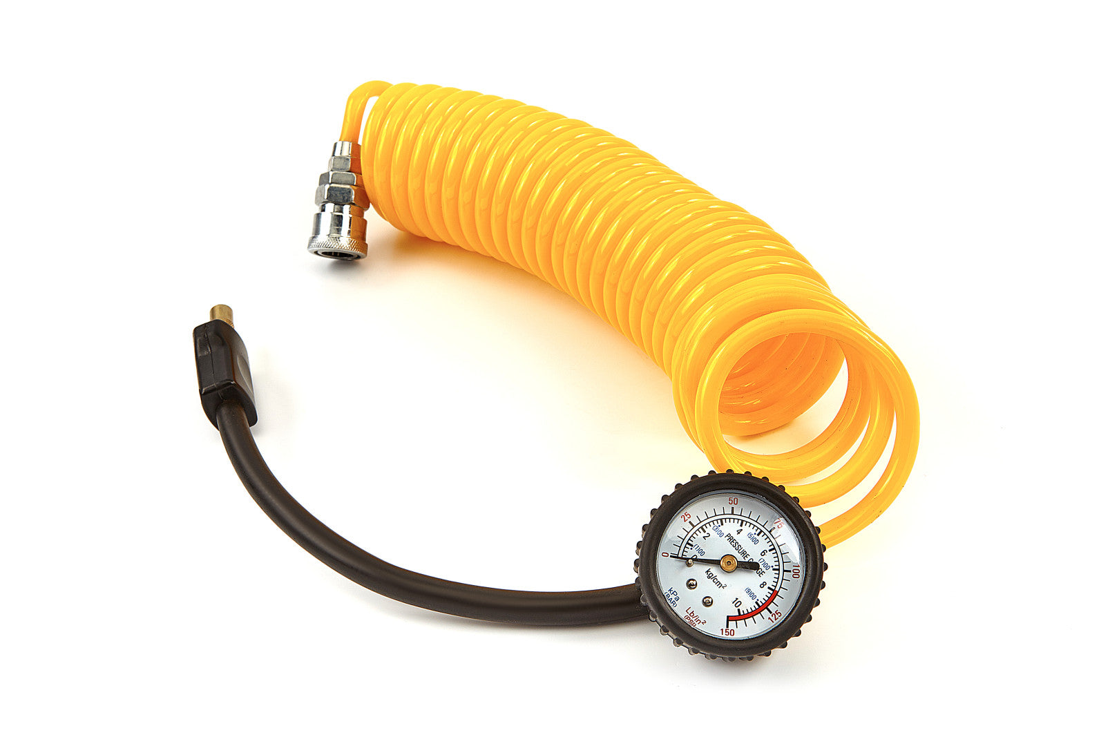 Авто компресор с манометър 12V двуцилиндров + аксесоари