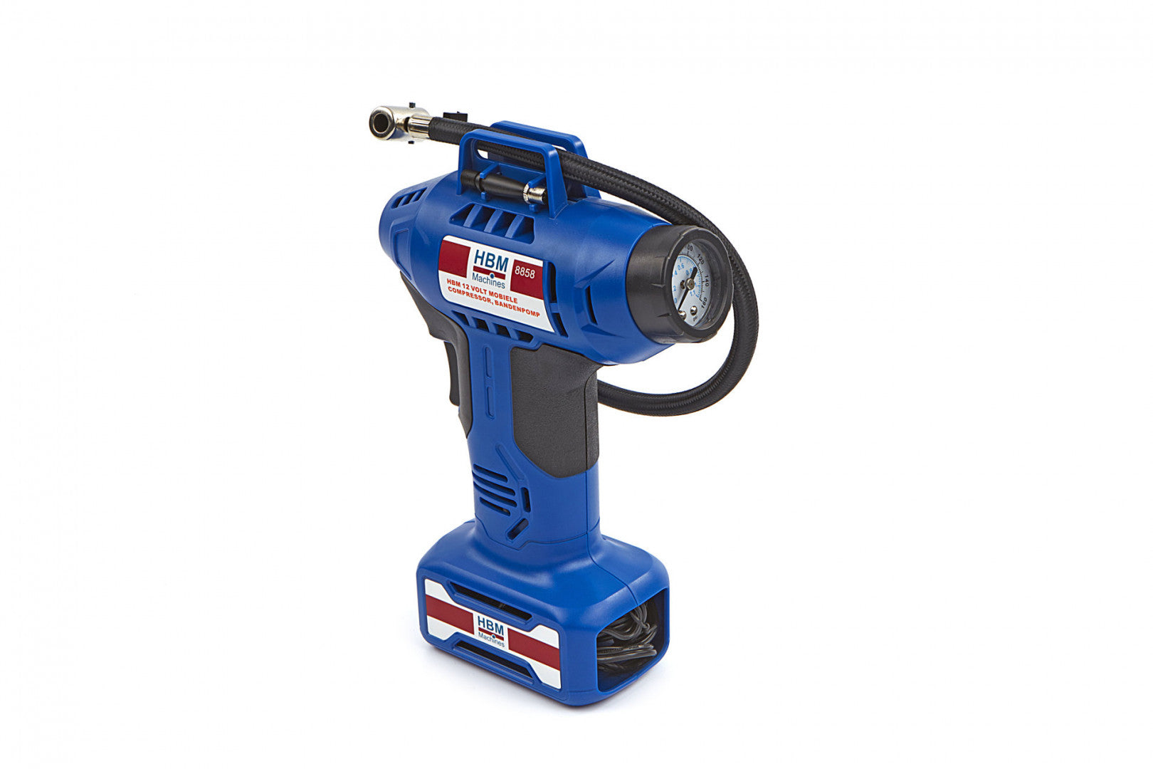 Компресор за гуми на леки автомобили с LED осветление, 12 V