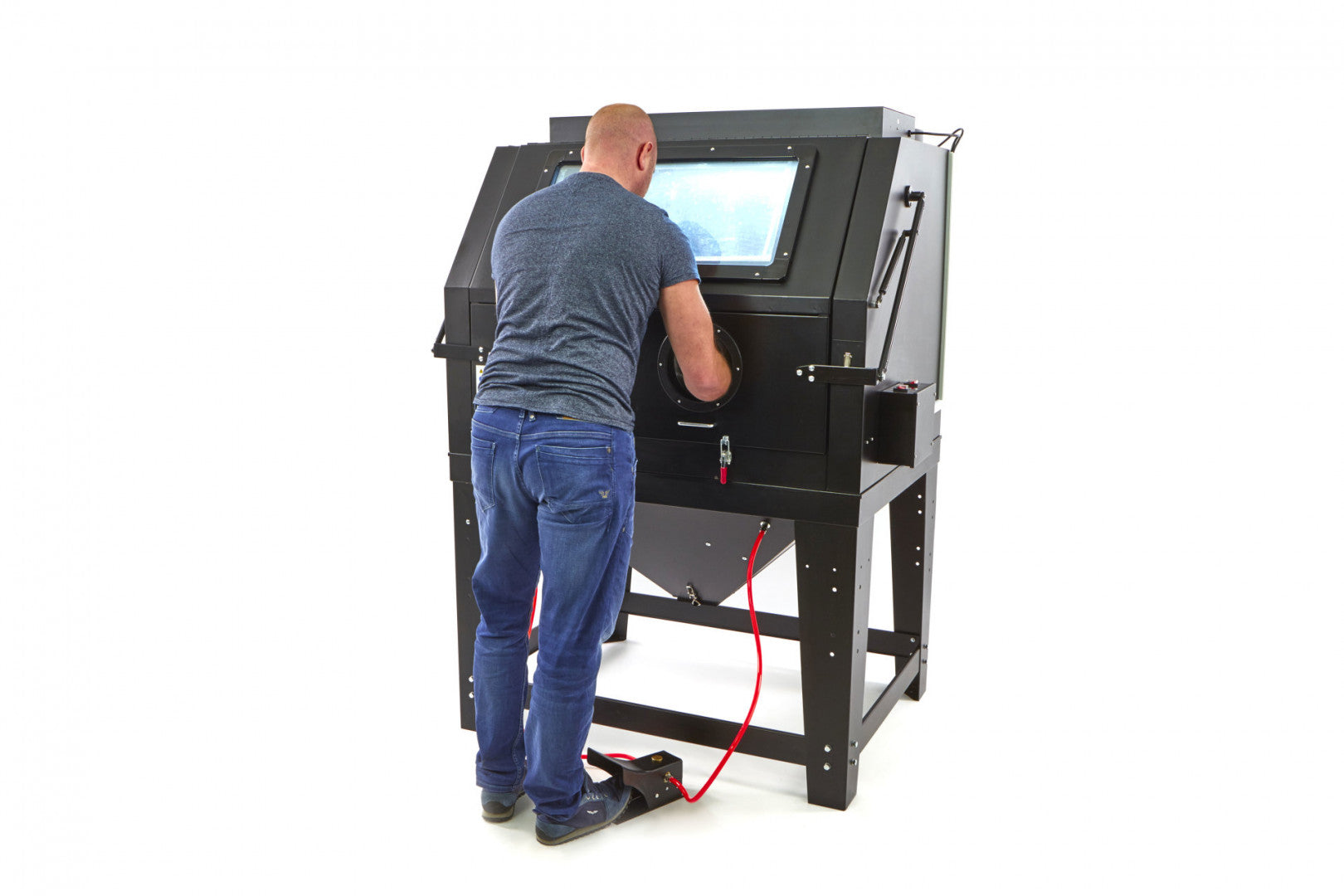 Кабина за пясъкоструене с прахосмукачка SBC 990