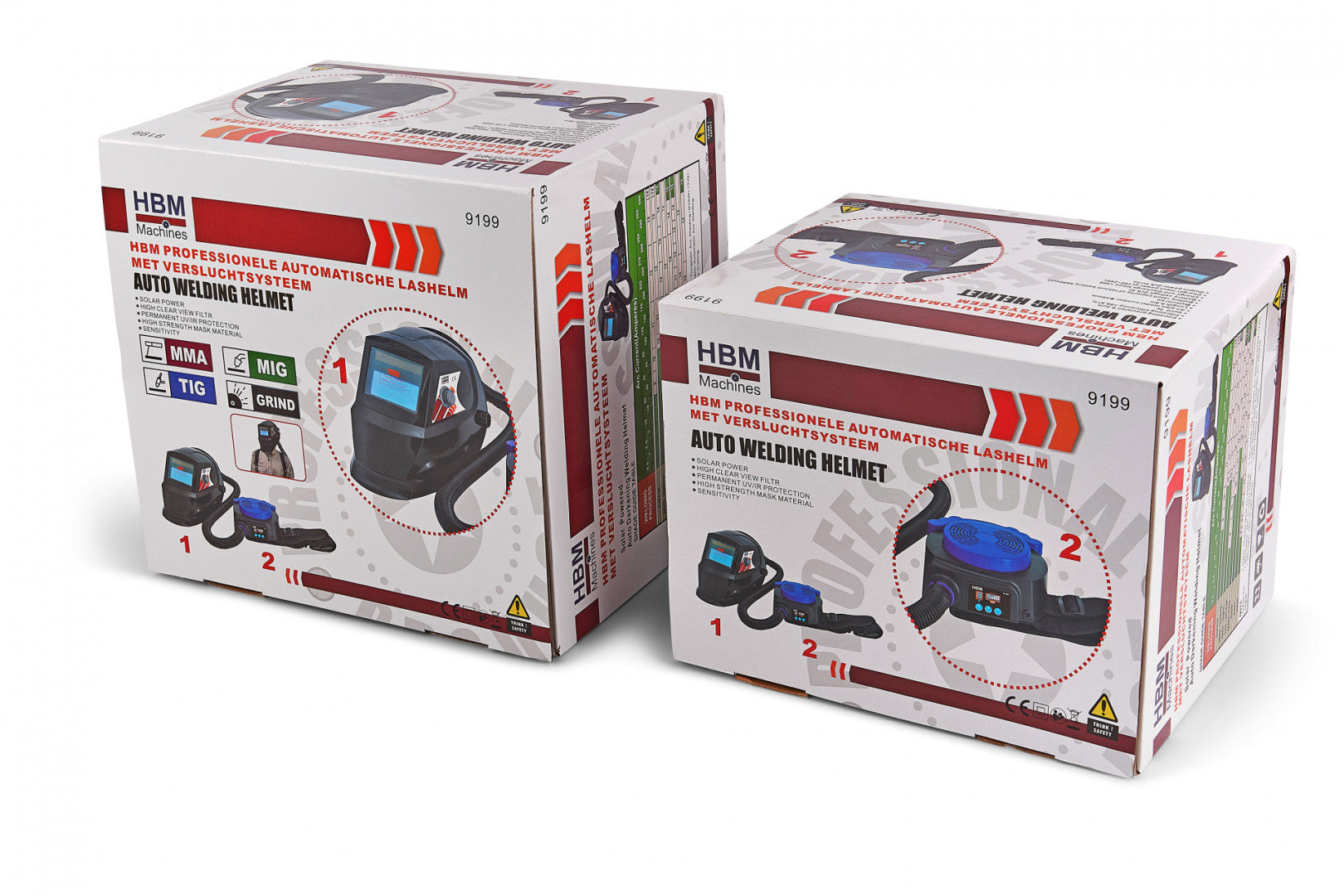 Mаска за заваряване, автоматична със система за дишане и филтър