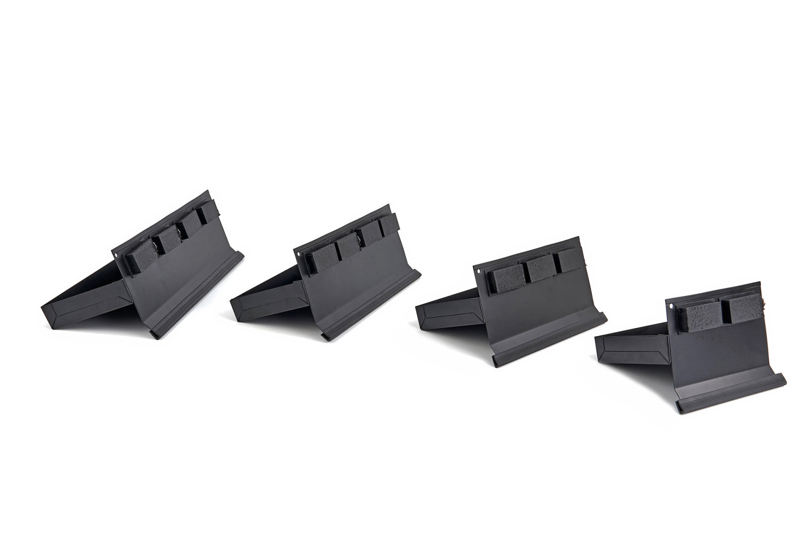 Комплект 4 магнитни рафта за шкаф за инструменти - черен, странична организация, универсален НВМ