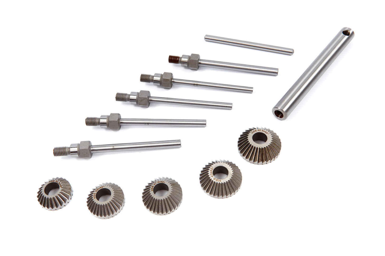 Комплект инструменти за фрезоване легла на клапани 5 бр.